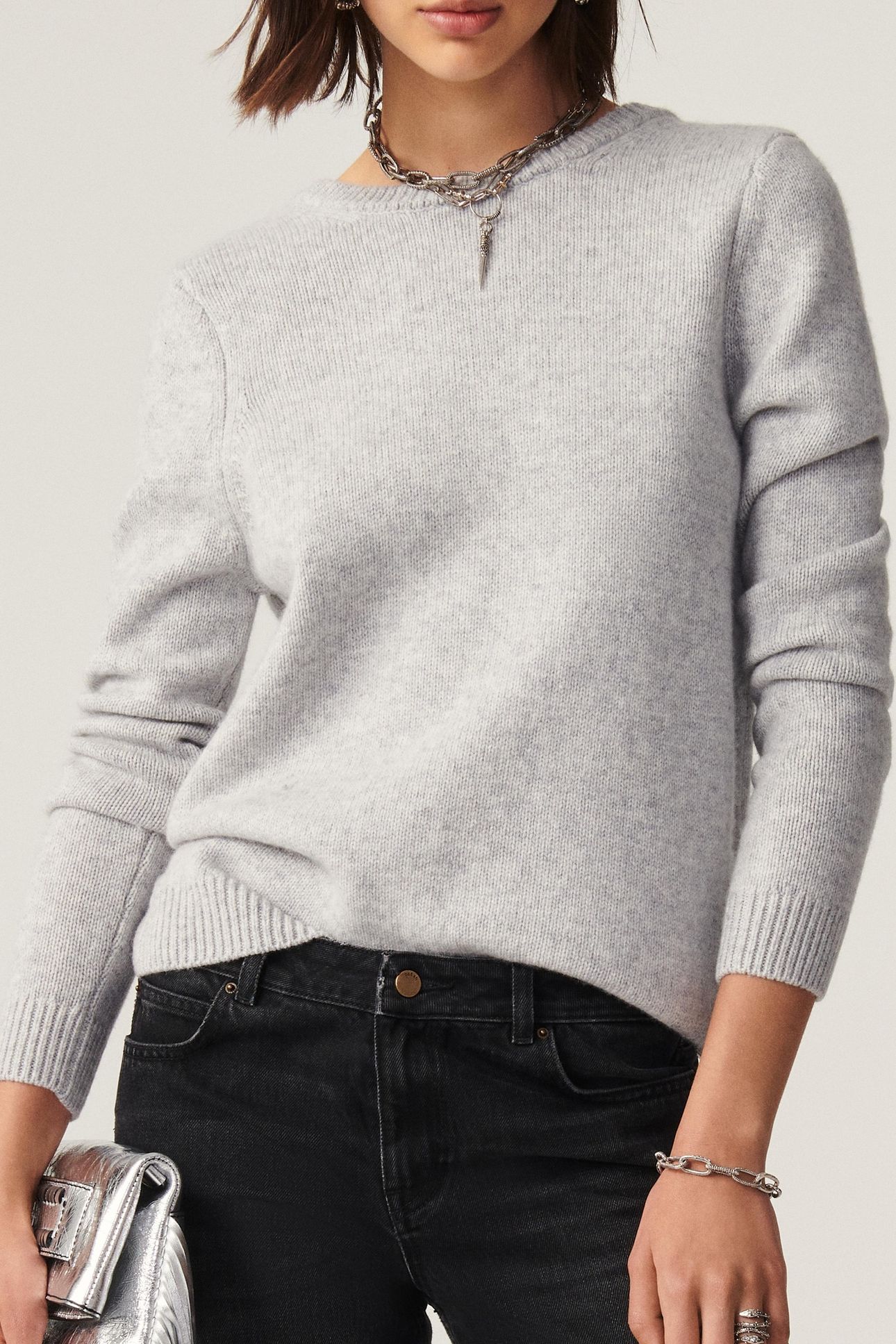 LONG SLEEVES KNIT GRIS 1