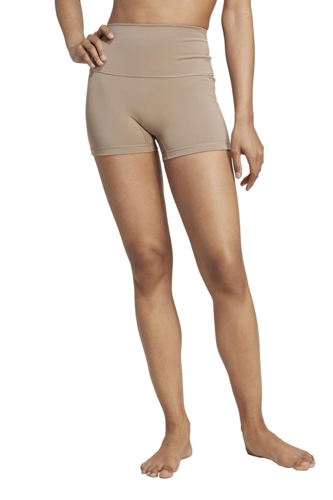 ALL ME SCULPT SHORT LEGGINGS CHALKY BROWN 2