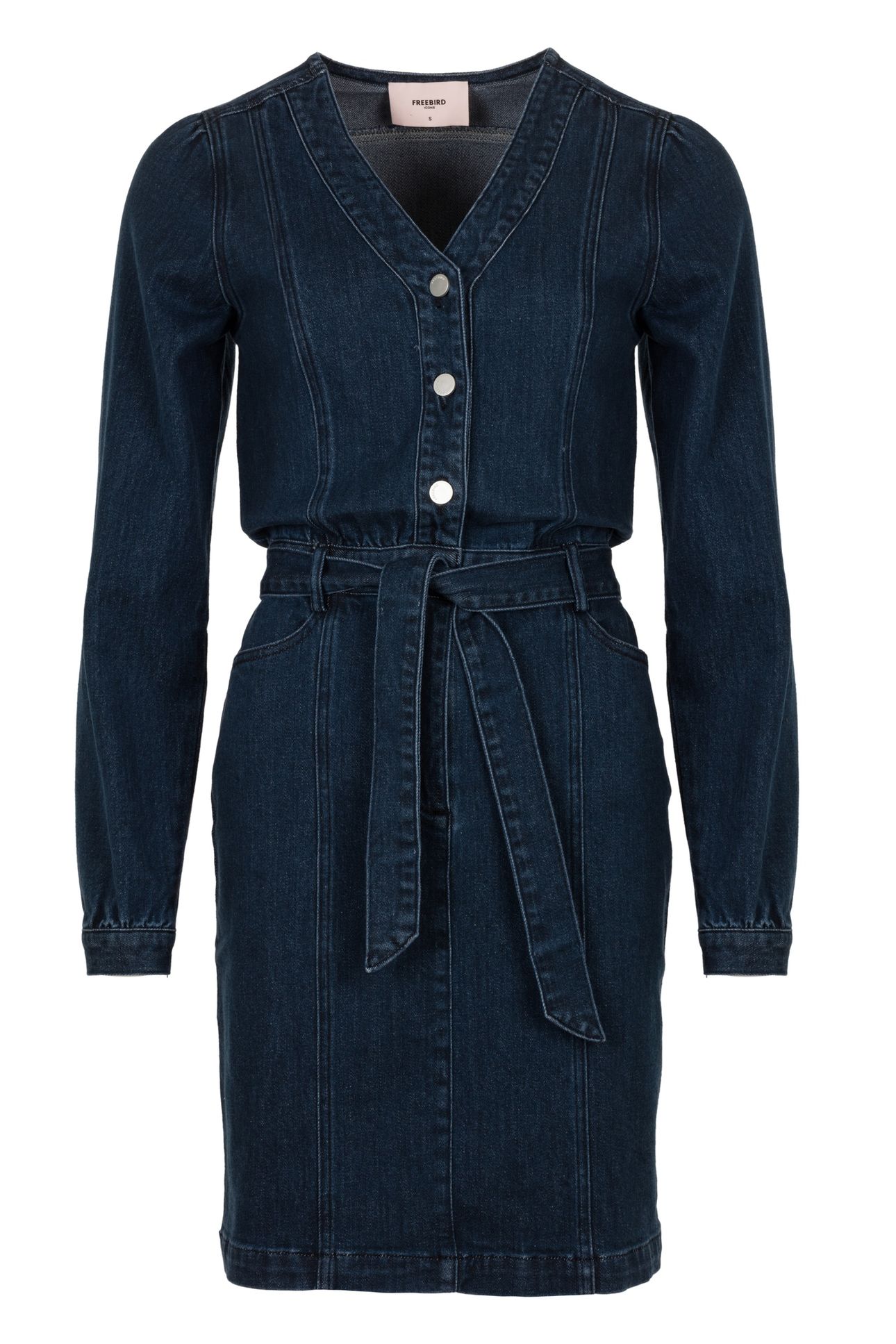 DAPHNE DRESS MID BLUE 3