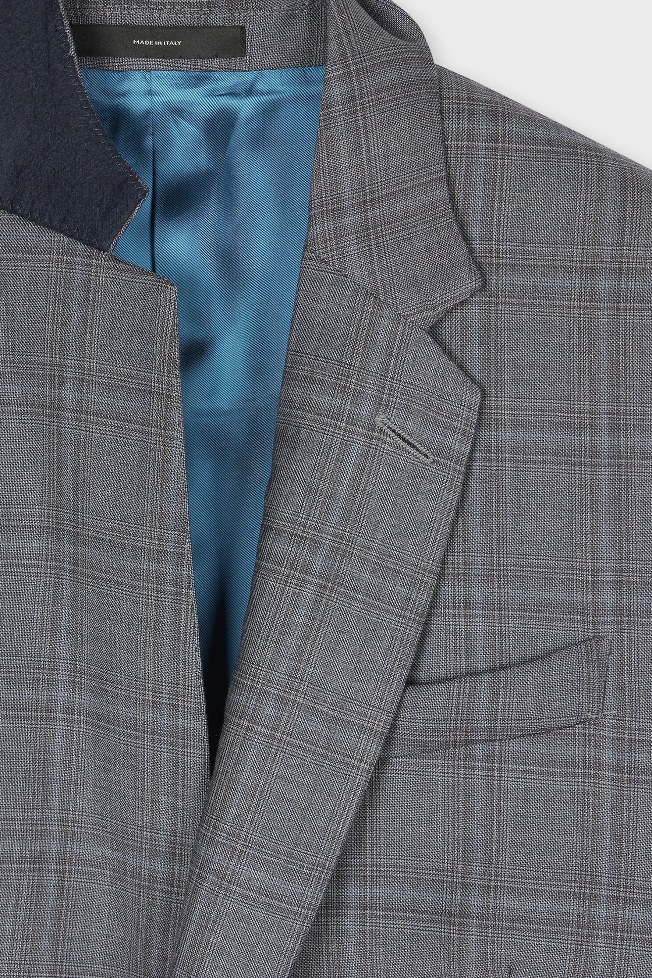 MENS TAILORED FIT 3PC 2 BUTTON SUIT GREY 7