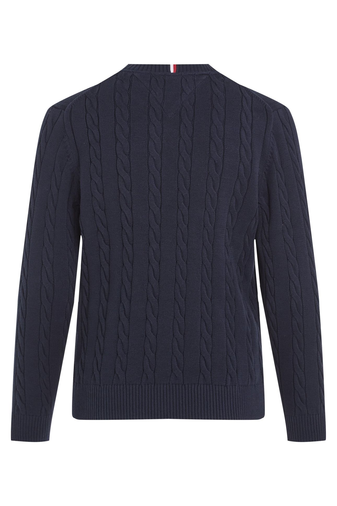BOYS CREW NECK COTTON CABLE DARK NIGHT NAVY 4