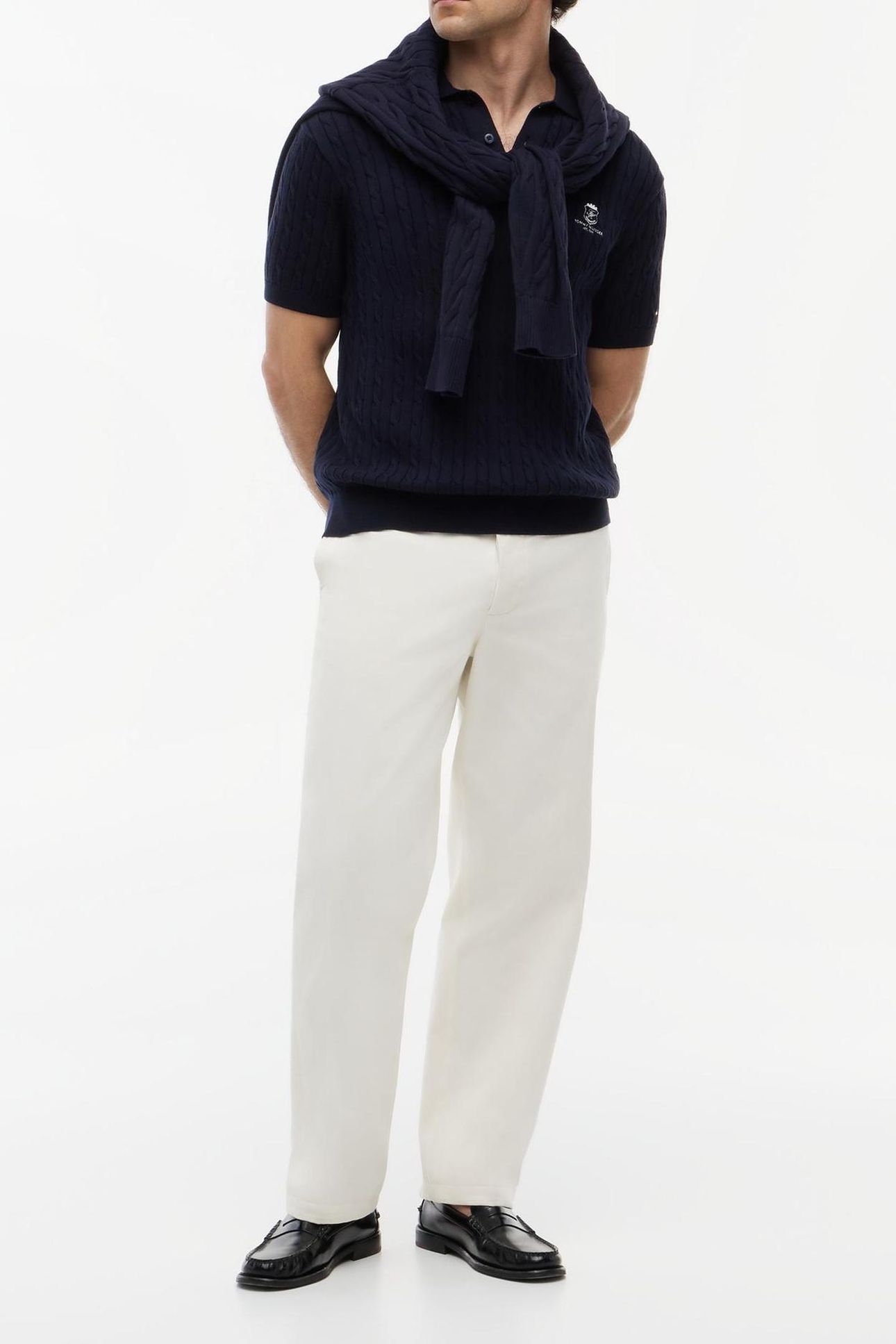 CLASSIC COTTON CABLE NAVY BLUE 3