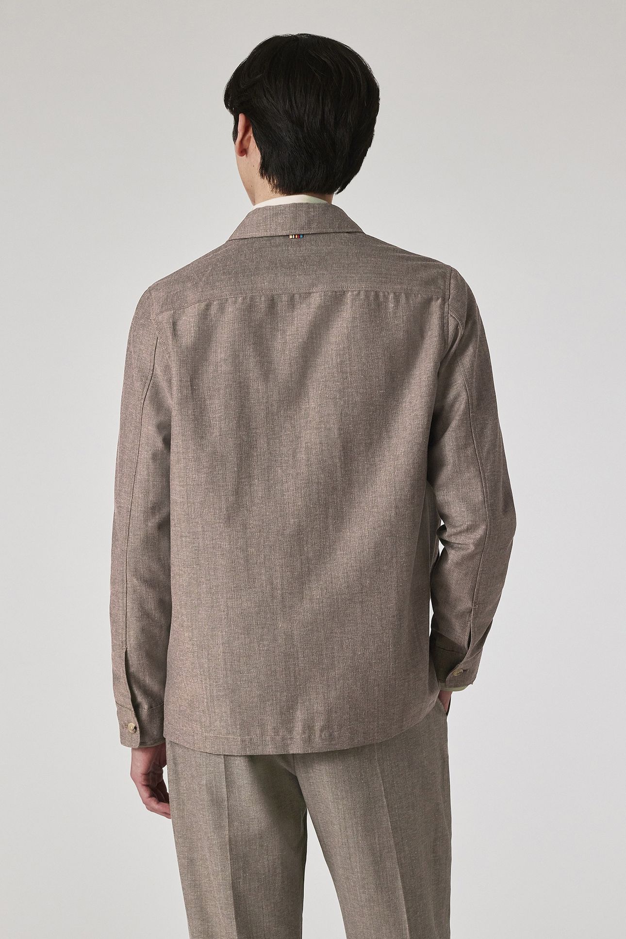 MENS SHIRT JACKET MEDIUM BEIGE 4