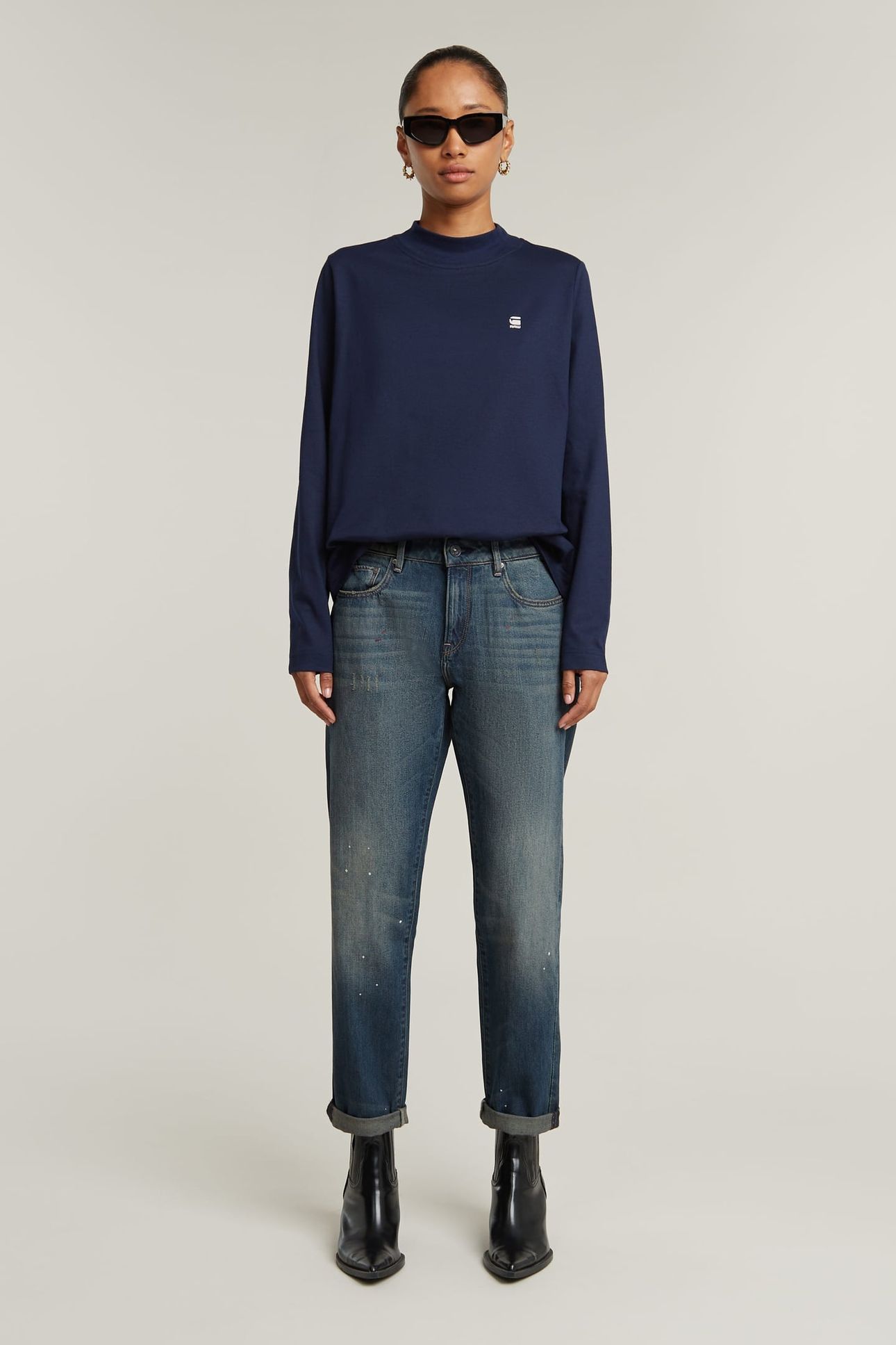 KATE BOYFRIEND MEDIUM BLUE 3
