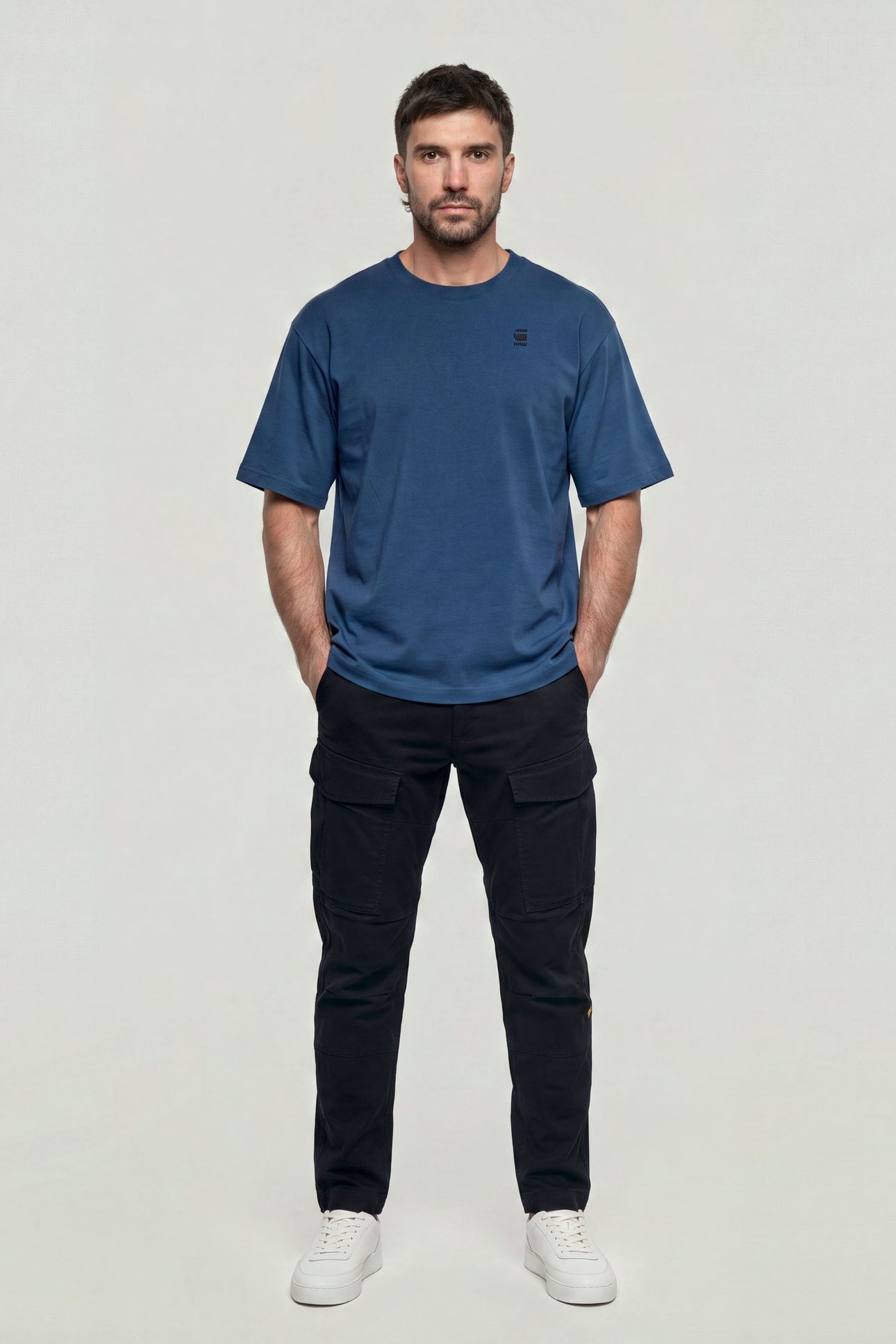 CARGO 3D REGULAR TAPERED DARK BLUE 3