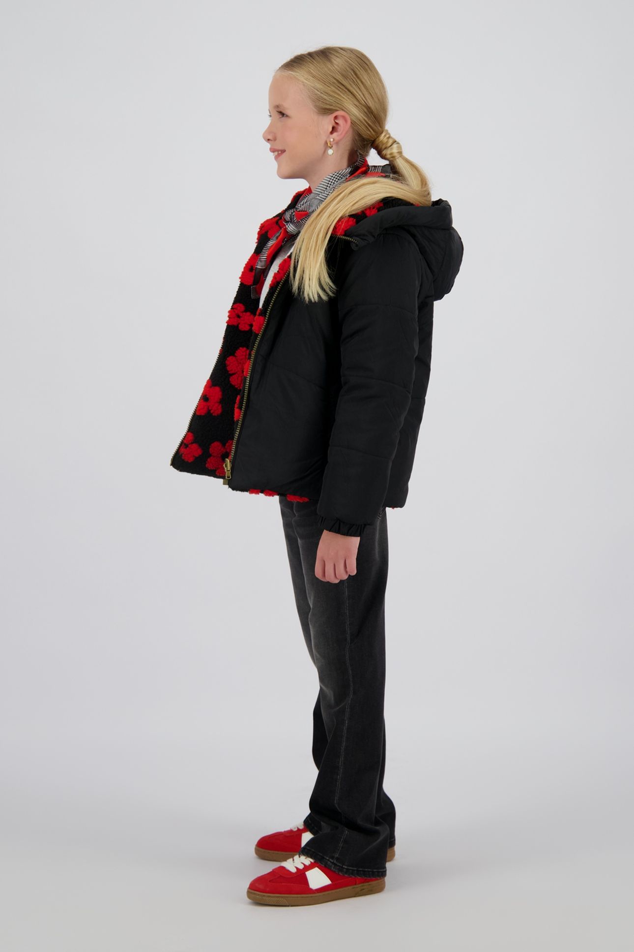 GIRLS TARA JACKET OUTDOOR DEEP BLACK 3