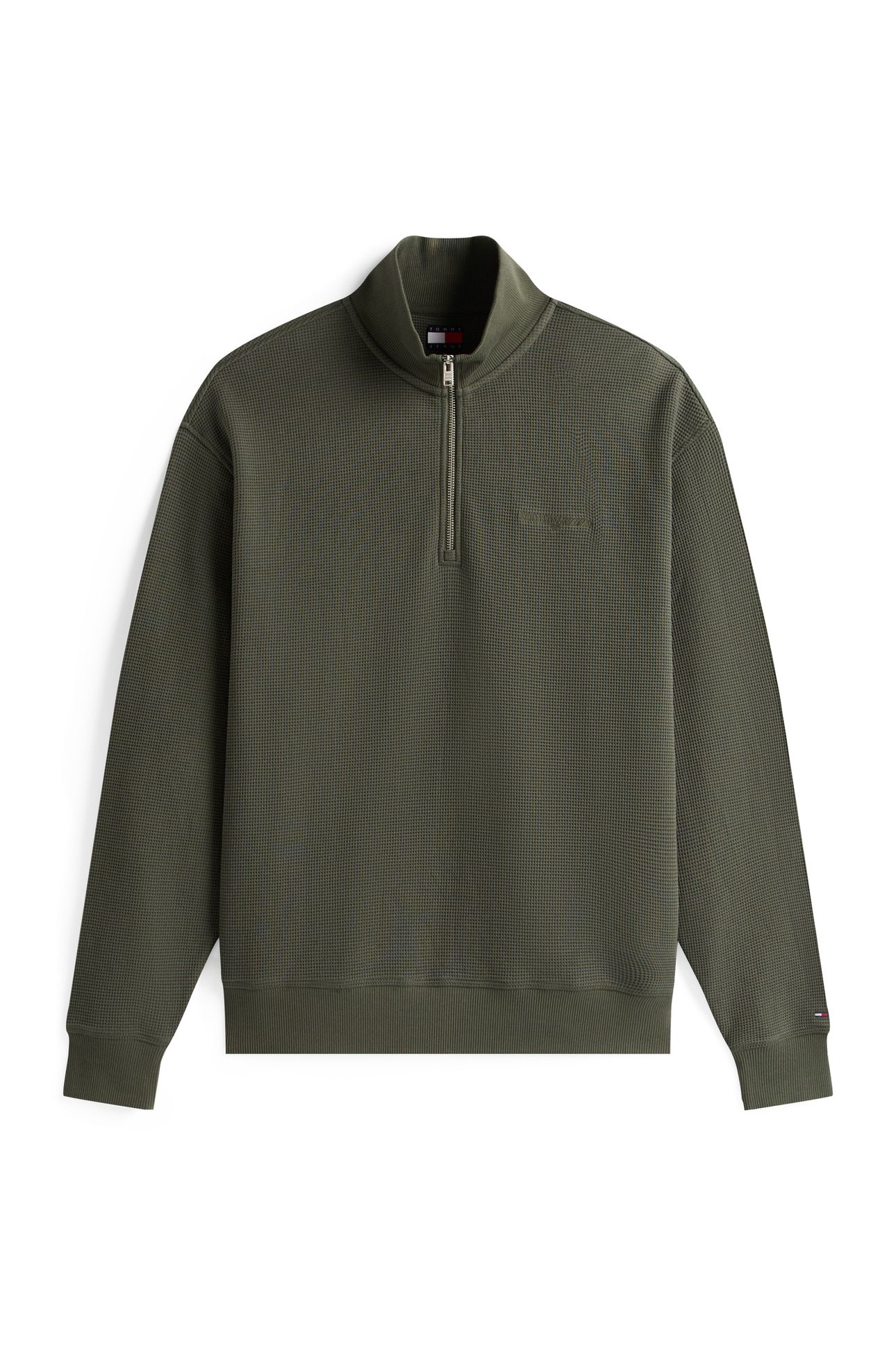 TJM RELAXED WAFFLE PEWTER GREEN 4