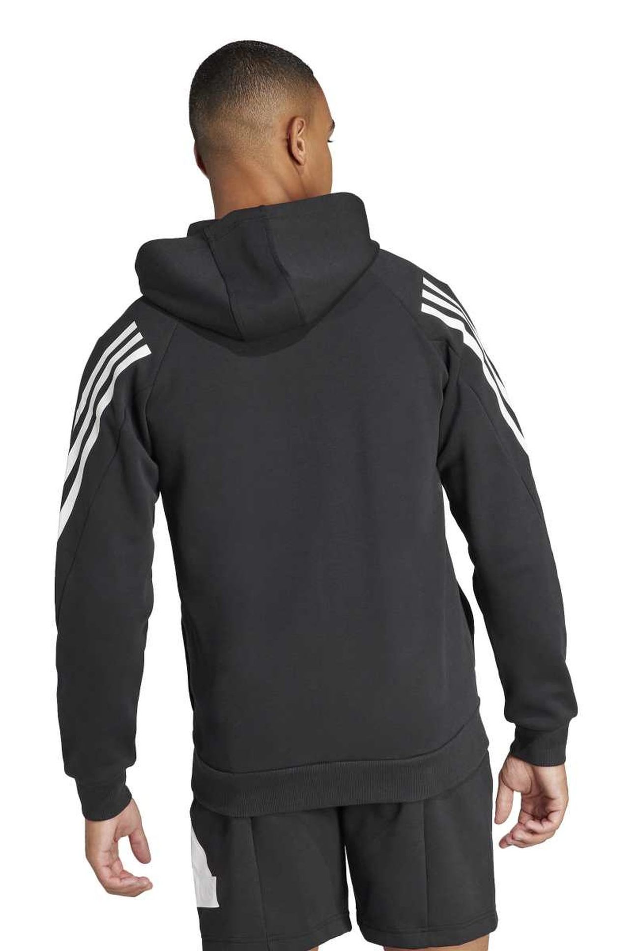 UNISEX 3S HOODIE TRACK TOP BLACK 2