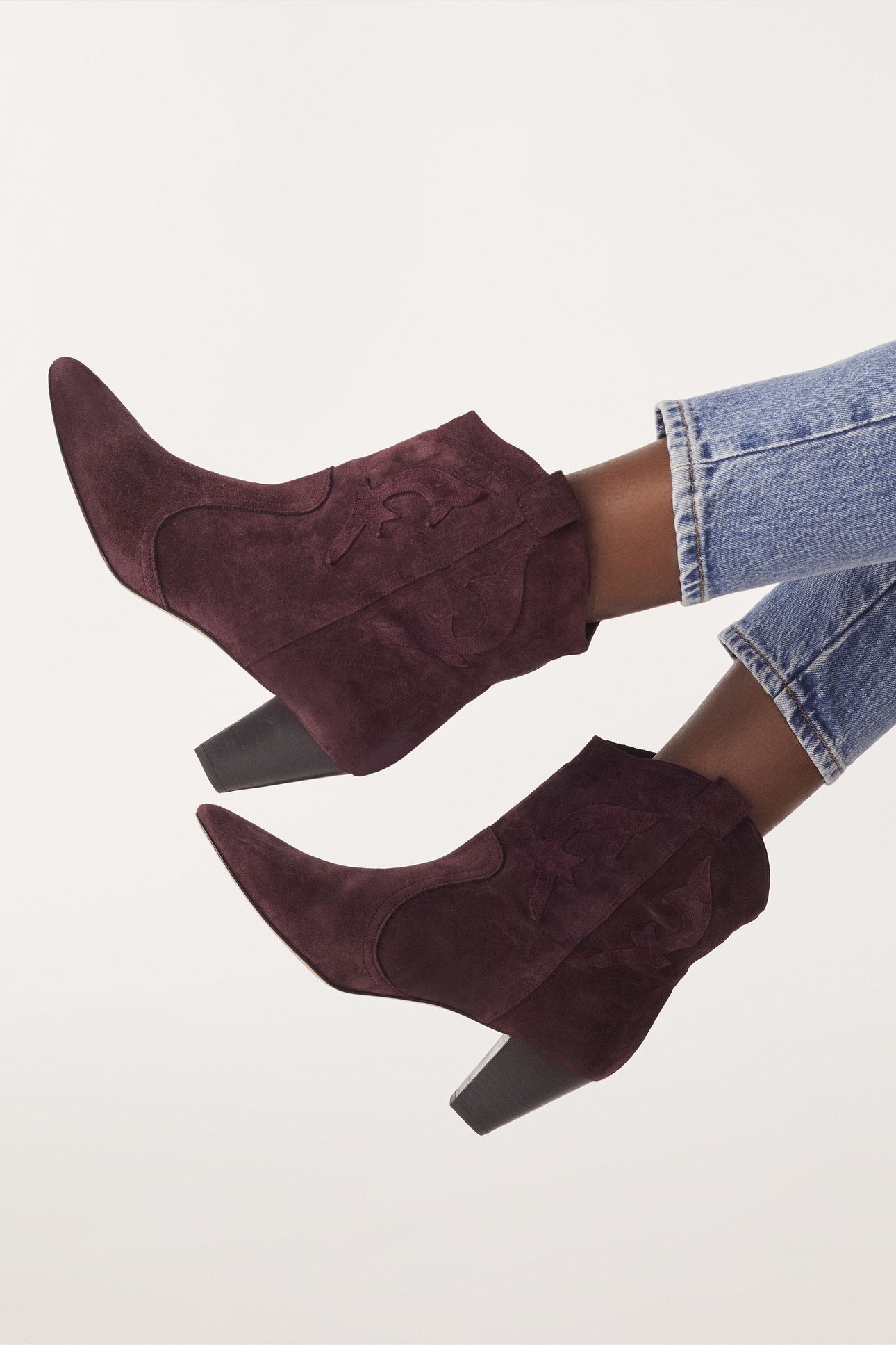ANKLE BOOTS GRENAT 5