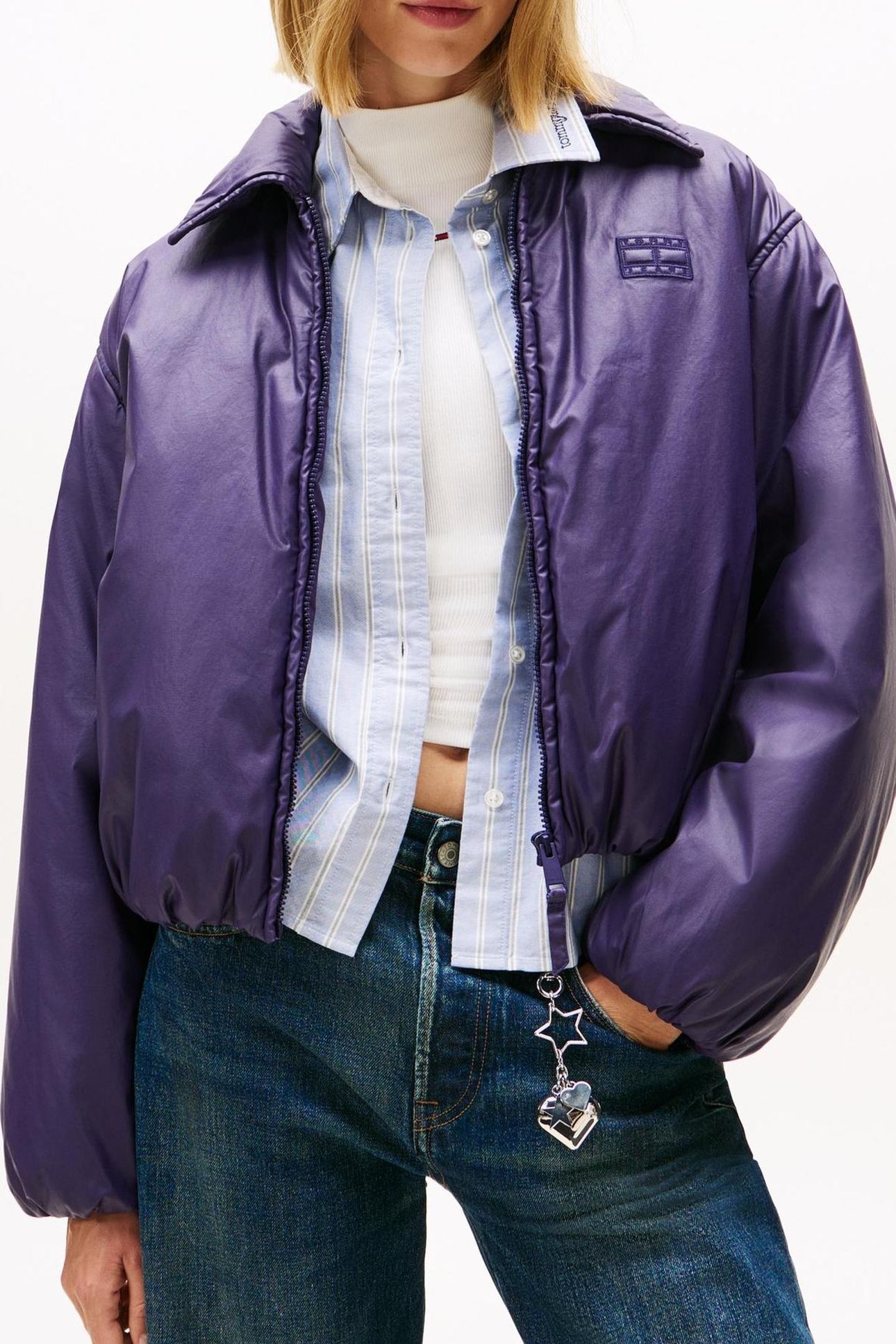 TJW OILED PADDED JACKET NOCTURNAL PURPLE 1