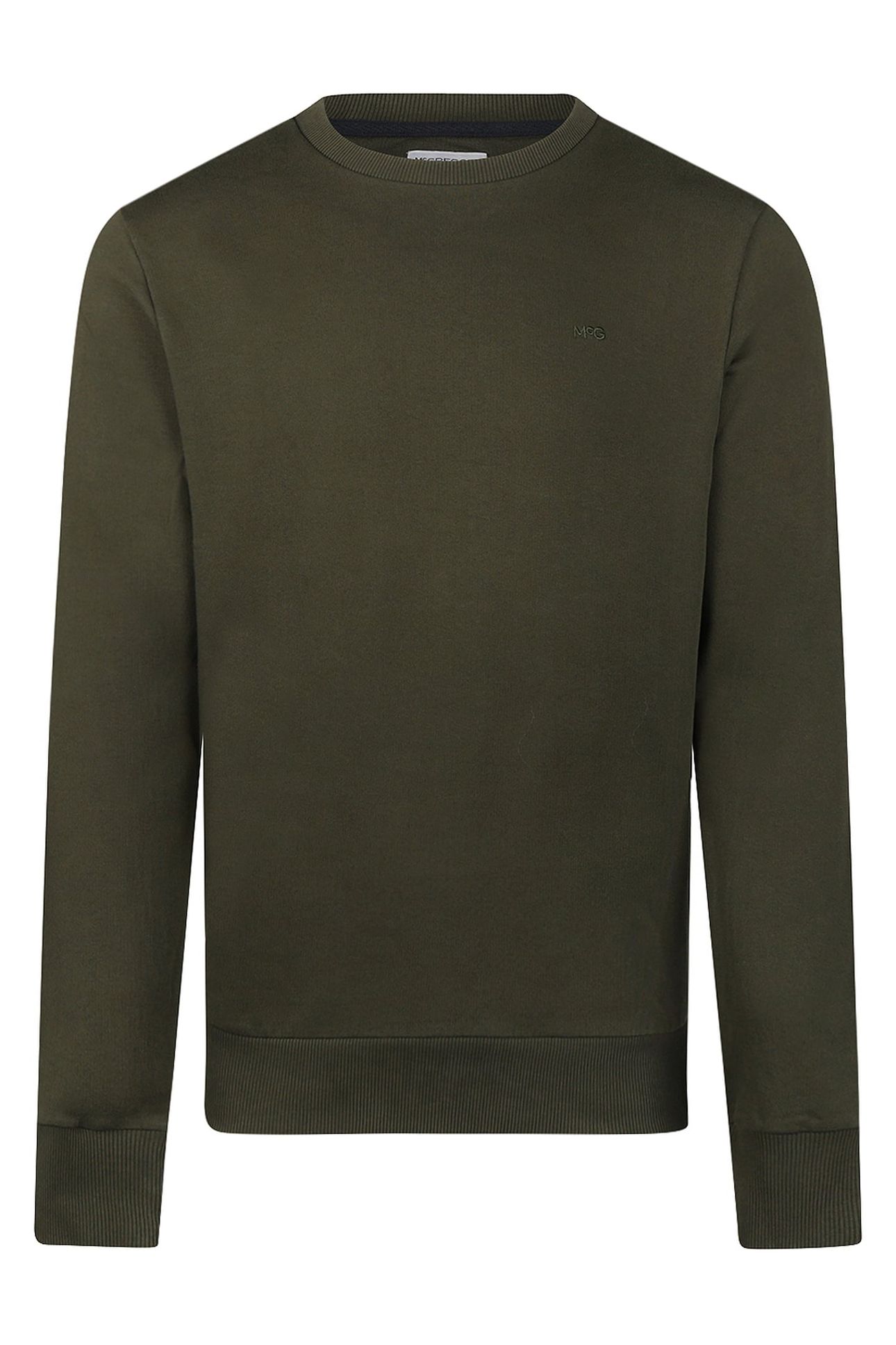 MCG LOGO CREW DARK OLIVE 3