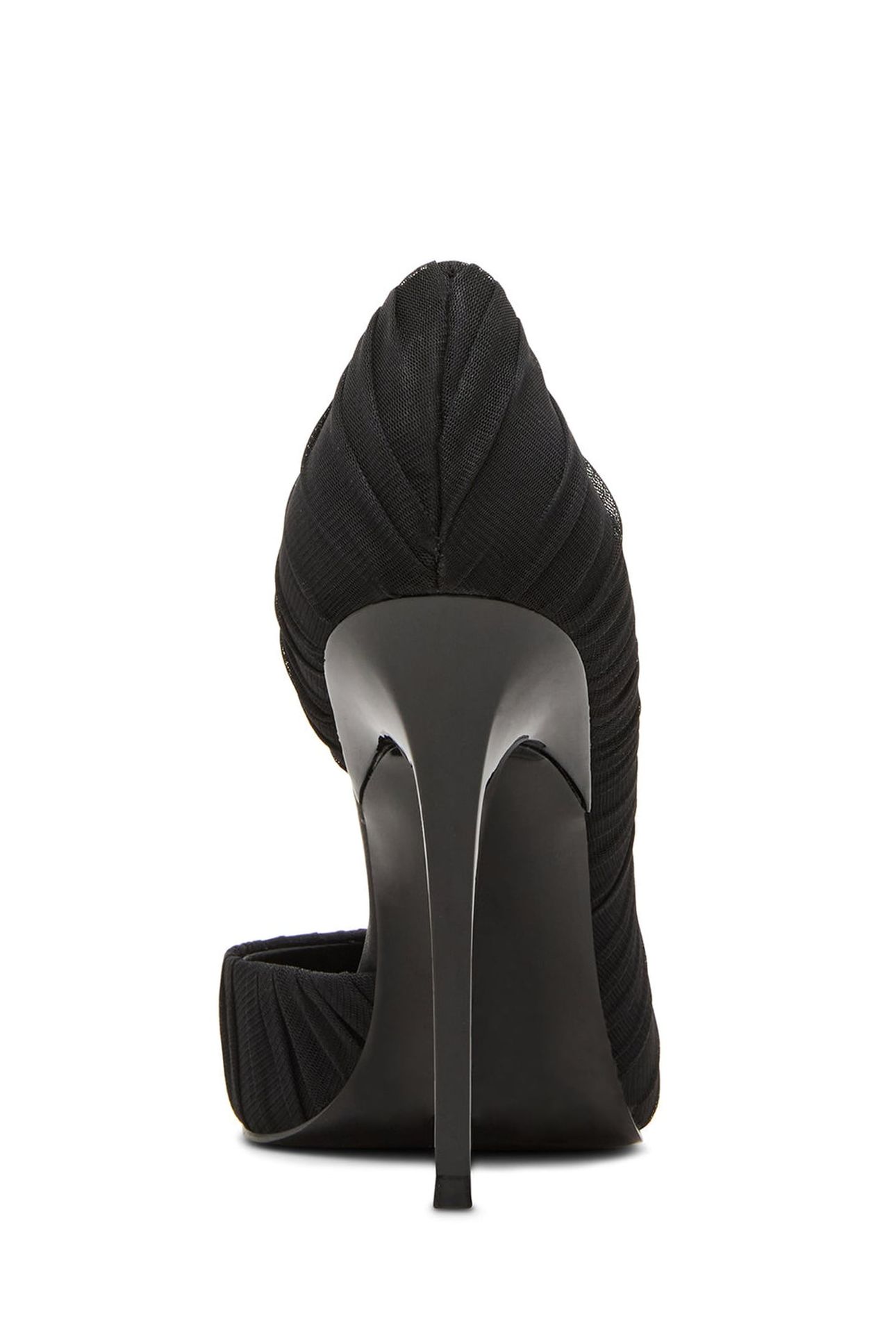 EVANGELINE PUMPS BLACK MESH 5