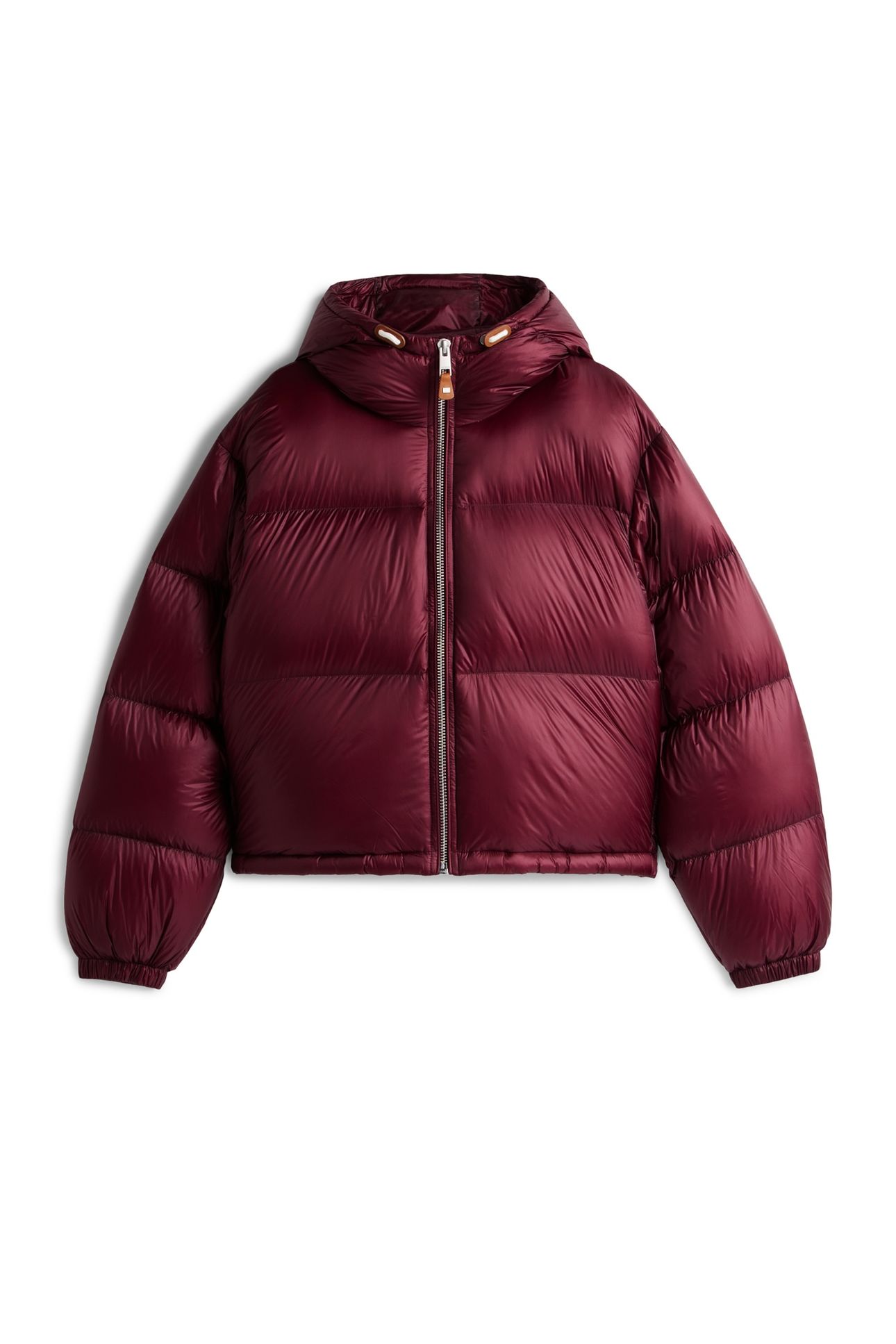 SUPER LIGHT HIGH WAISTED DOWN DEEP BURGUNDY 3