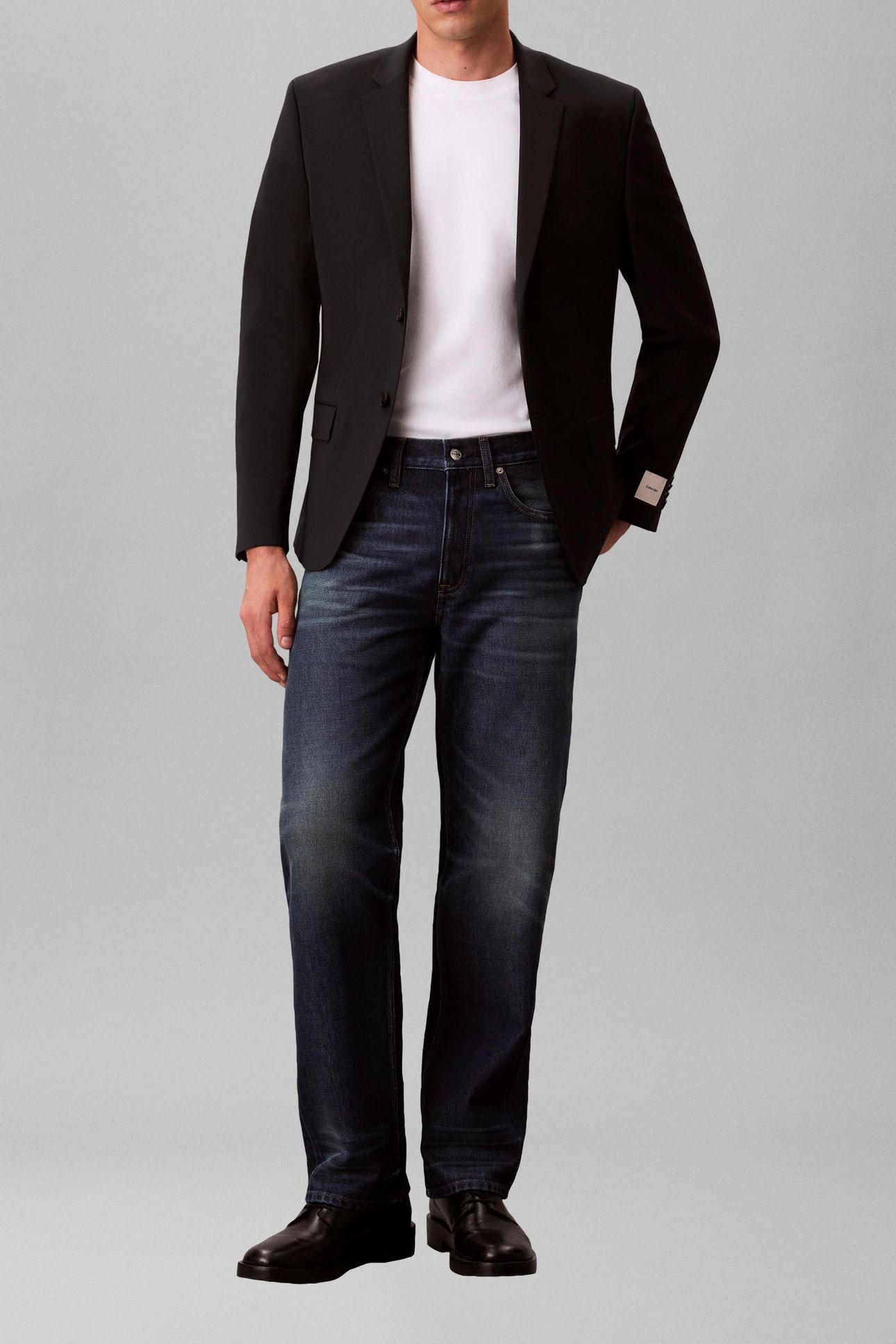 LS TROP WOOL SLIM BLAZER BLACK 3
