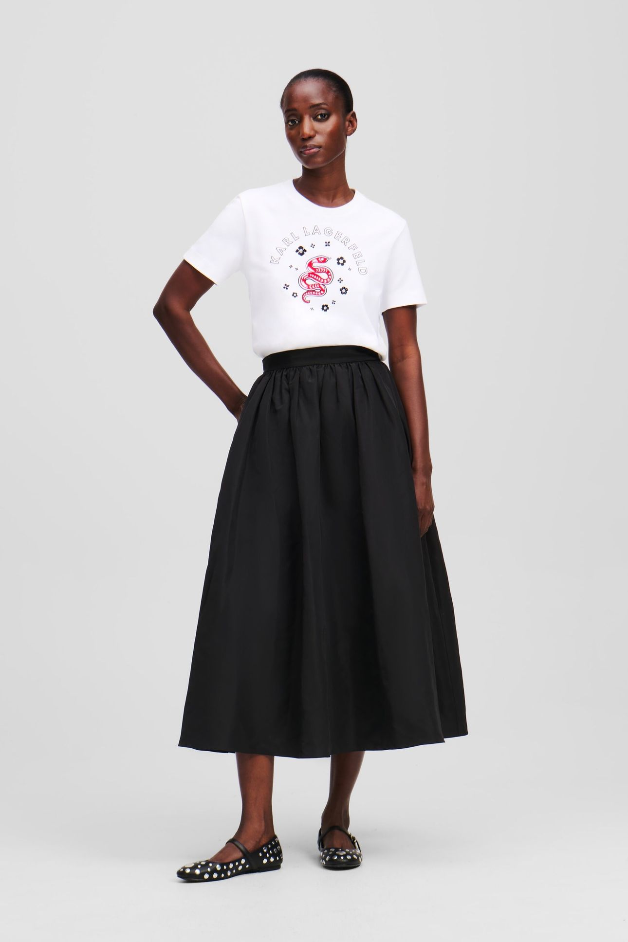 VOLUMINOUS SKIRT BLACK 2