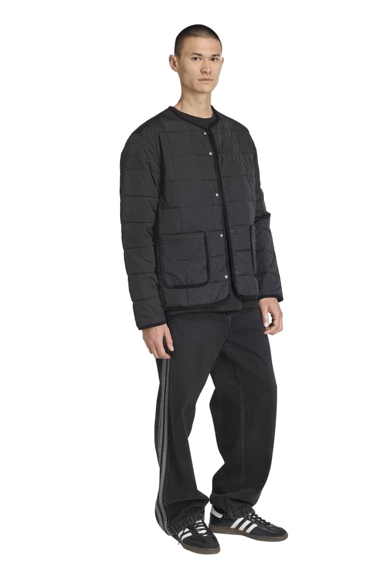 UNISEX QUILTED JACKET BLACK 4