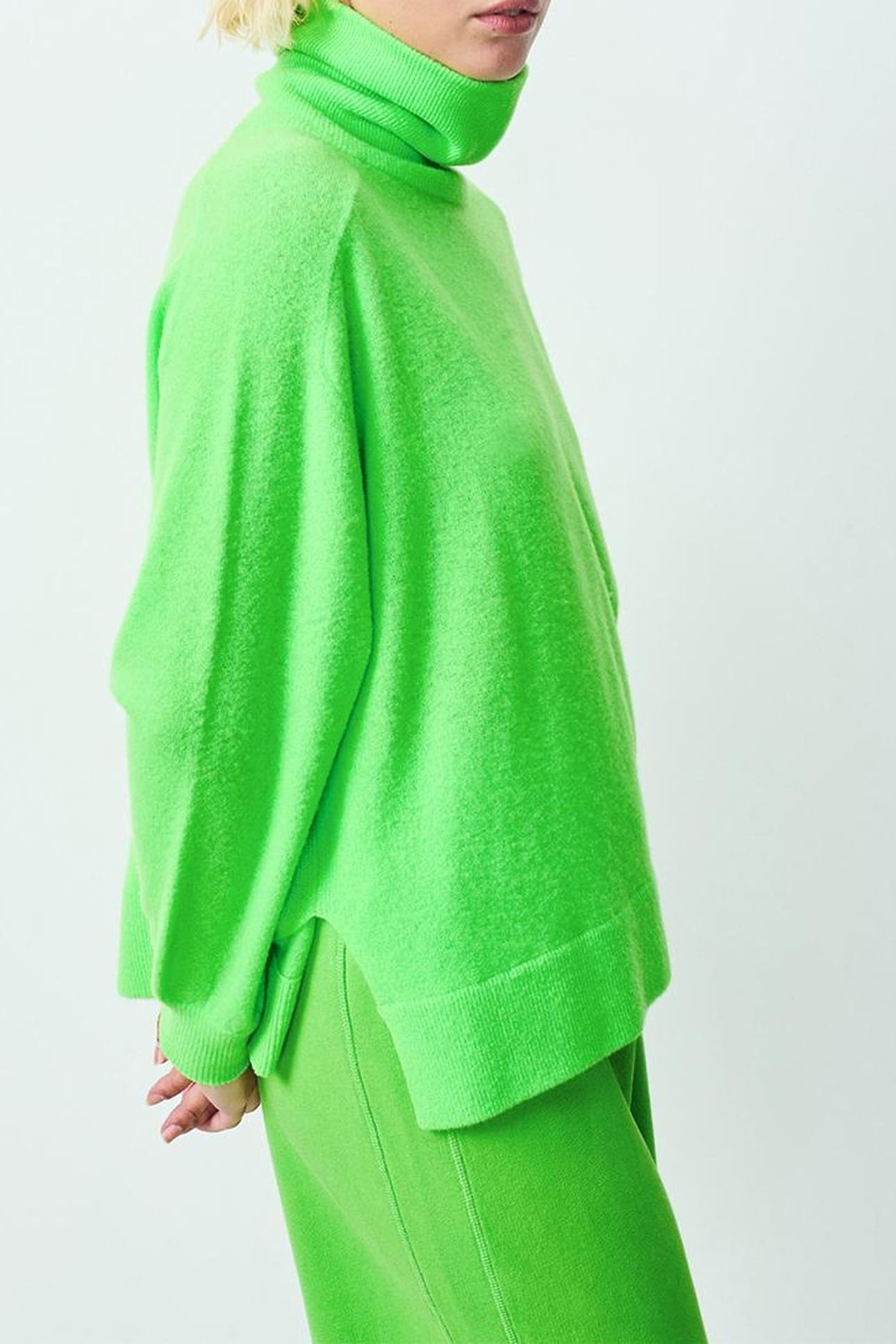 RAXOW KNIT SWEATER VERT FLUO 4