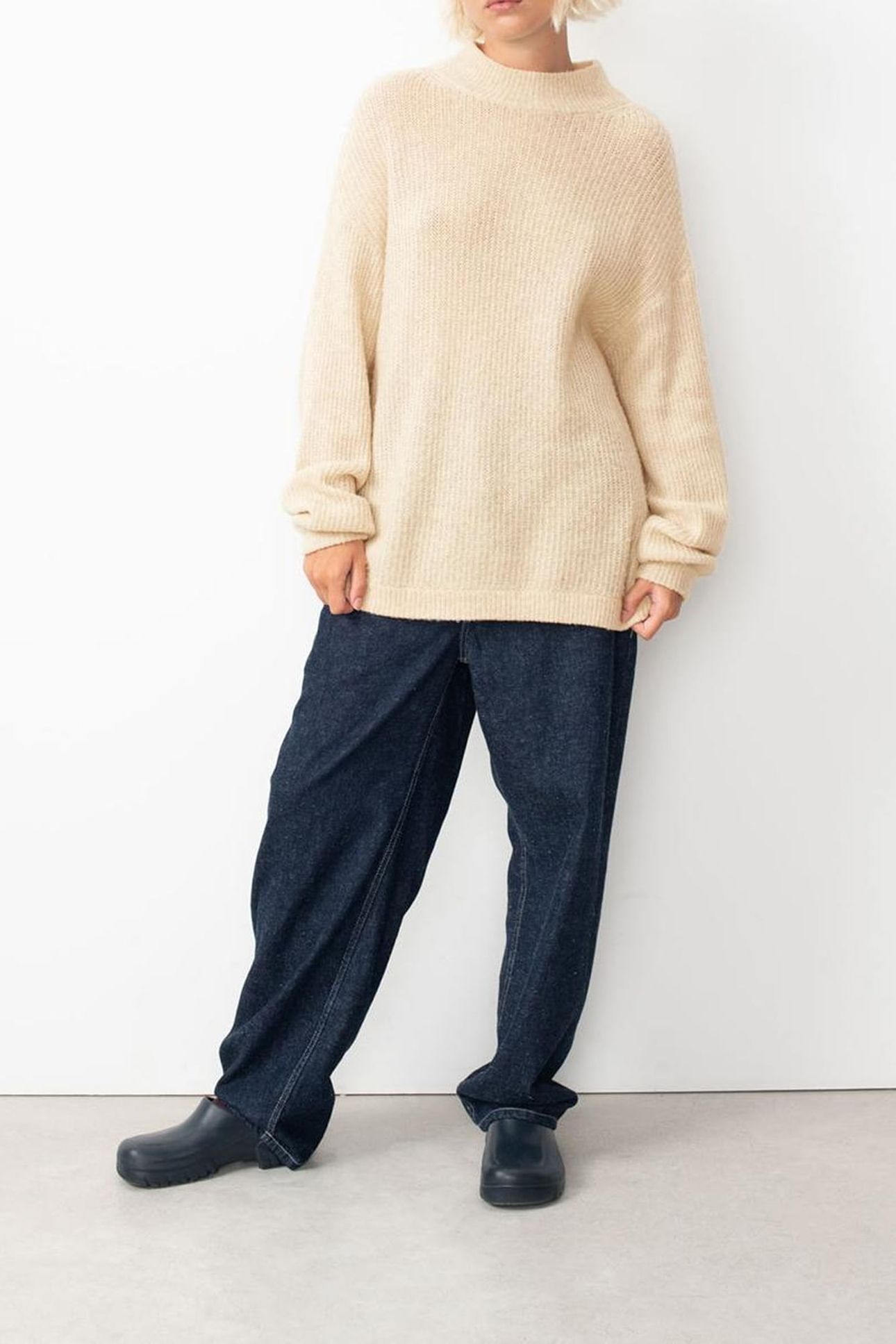 FALYDAY KNIT SWEATER BISCUIT CHINE 1