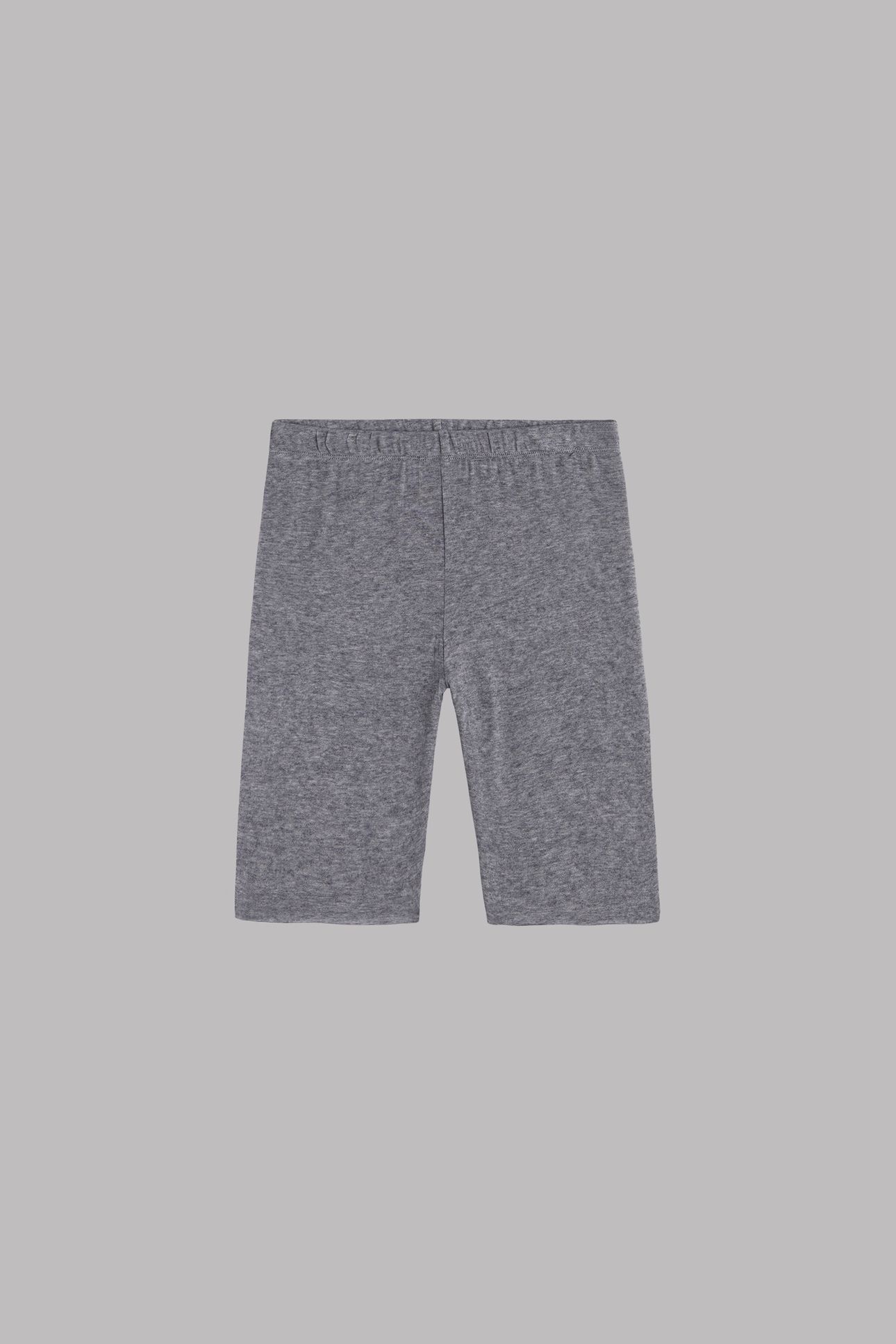 THE GREY SOFT BIKER SHORTS 1