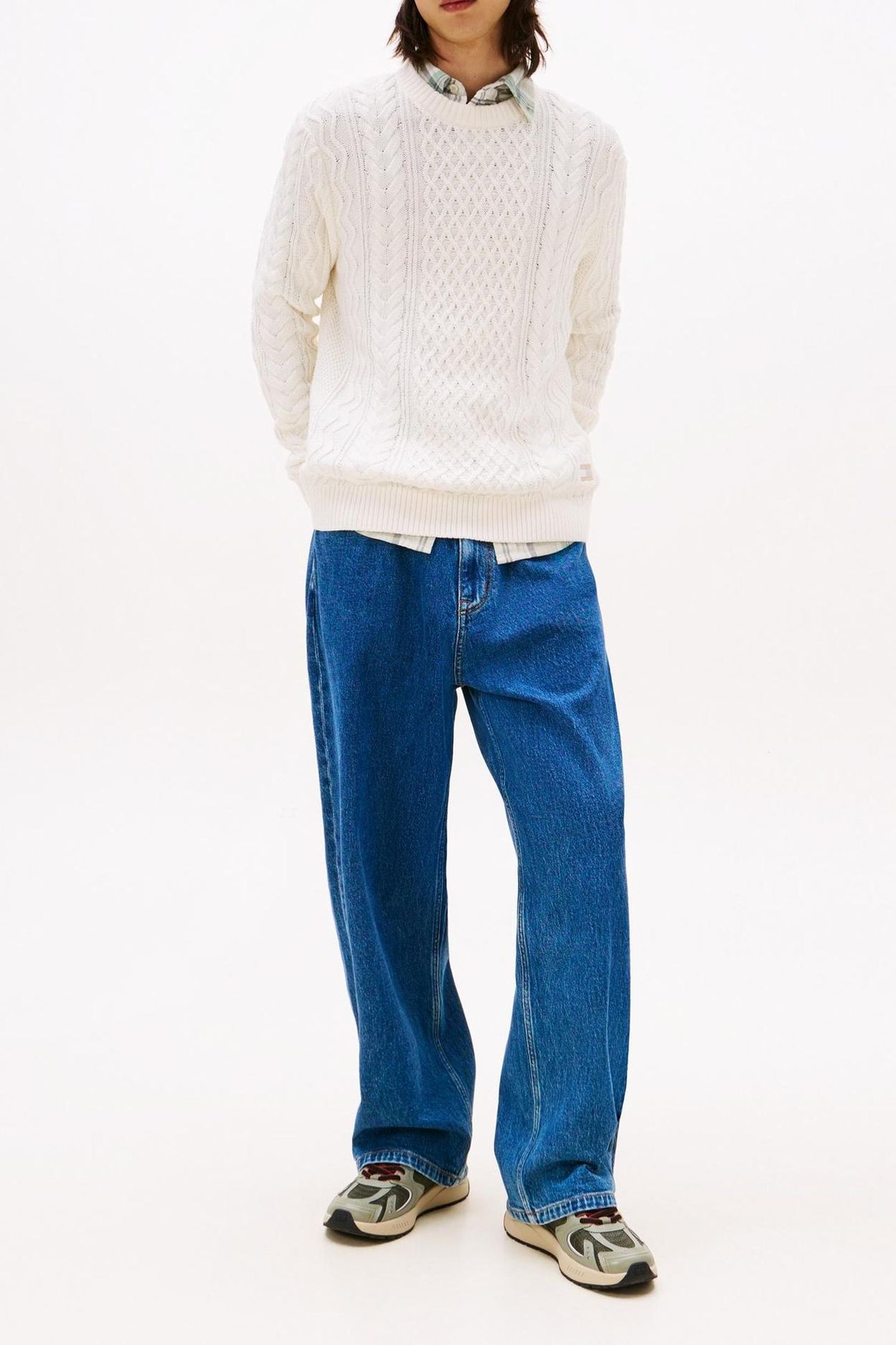 TJM SLIM BADGE CABLE ANCIENT WHITE TONAL 3