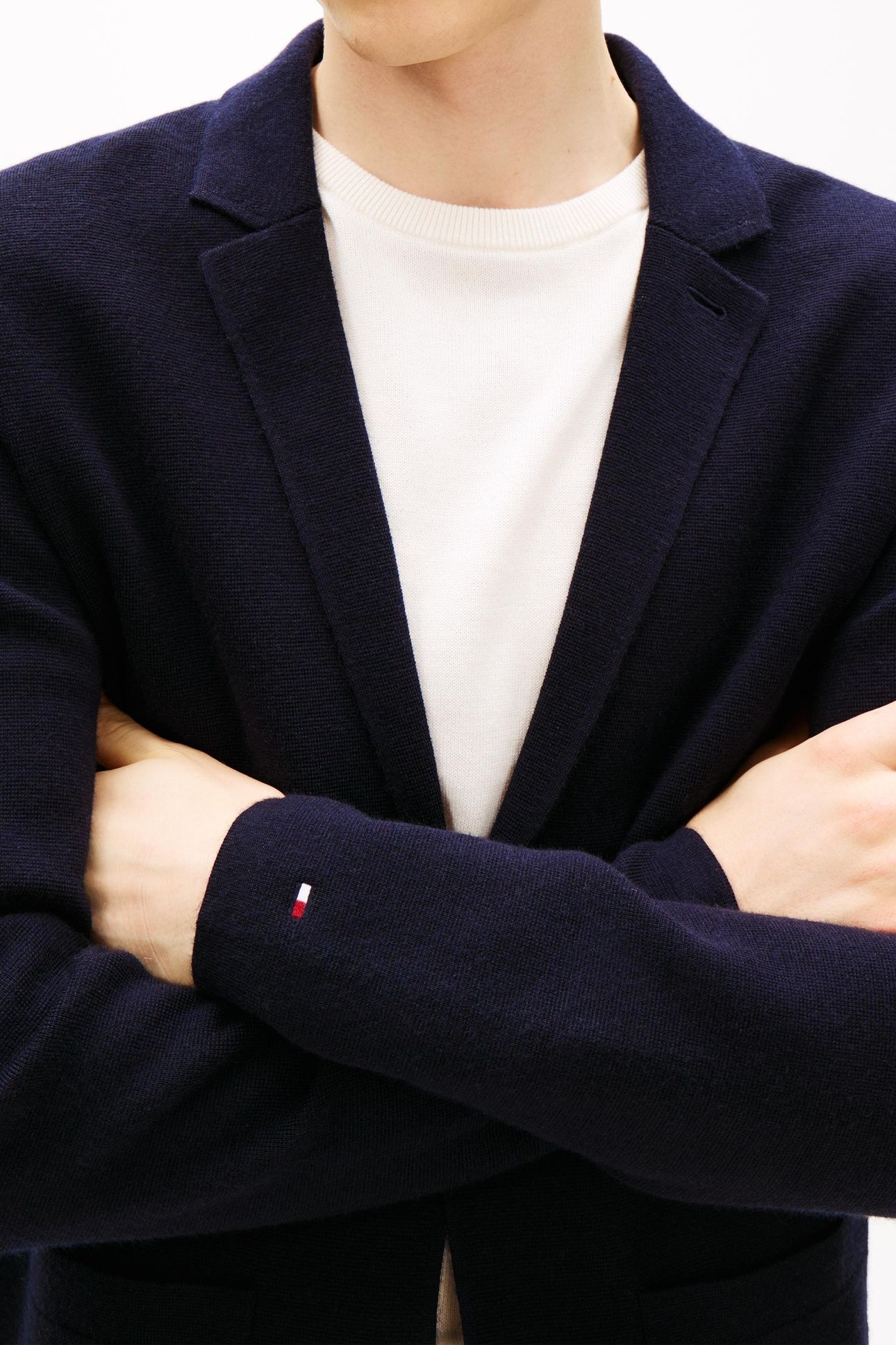 DC KNITTED BLAZER DESERT SKY 5