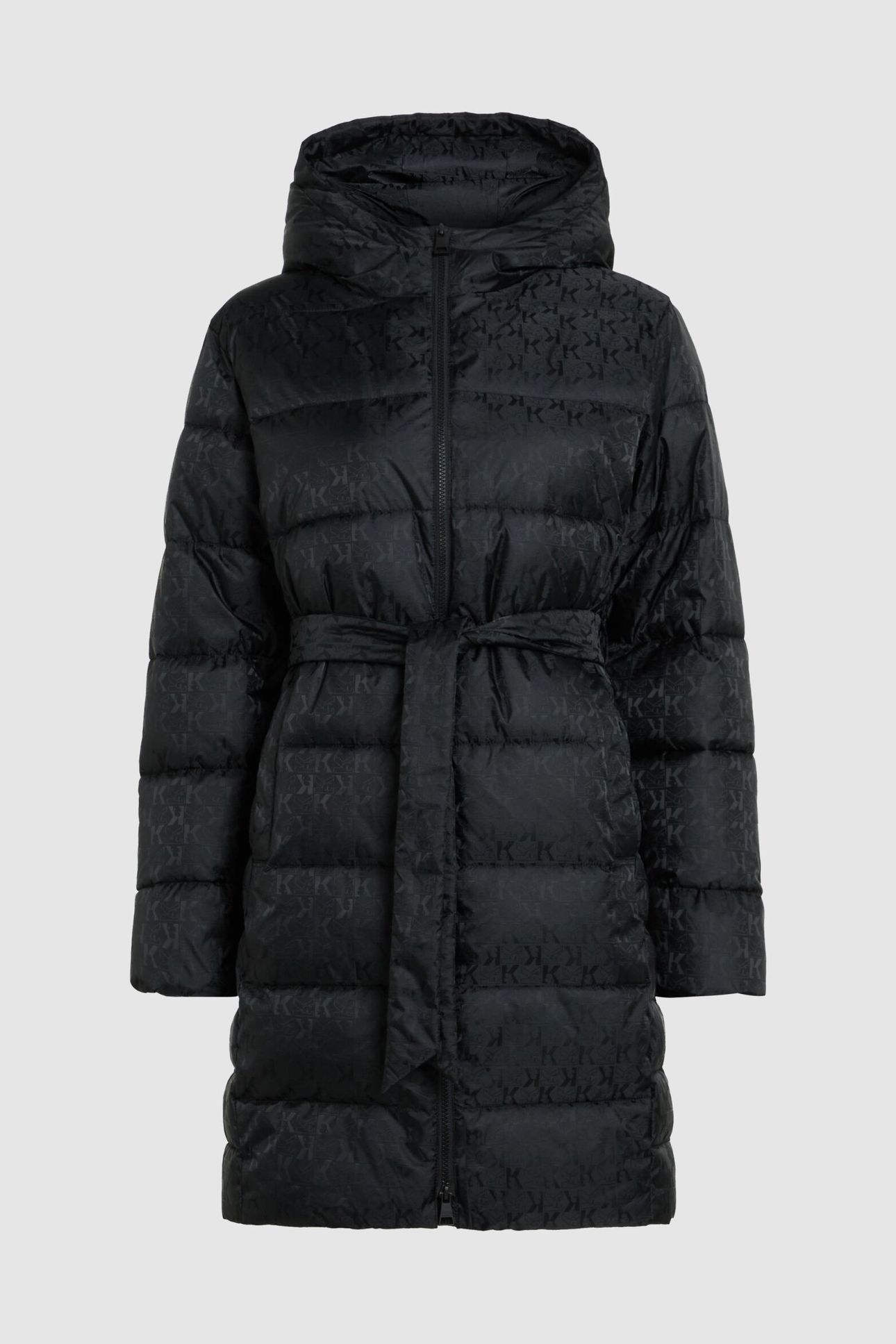 JACQUARD PUFFER BLACK 1
