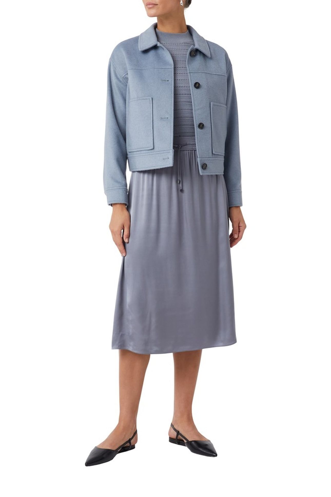 COMMA SKIRTS GREY/BLACK 2