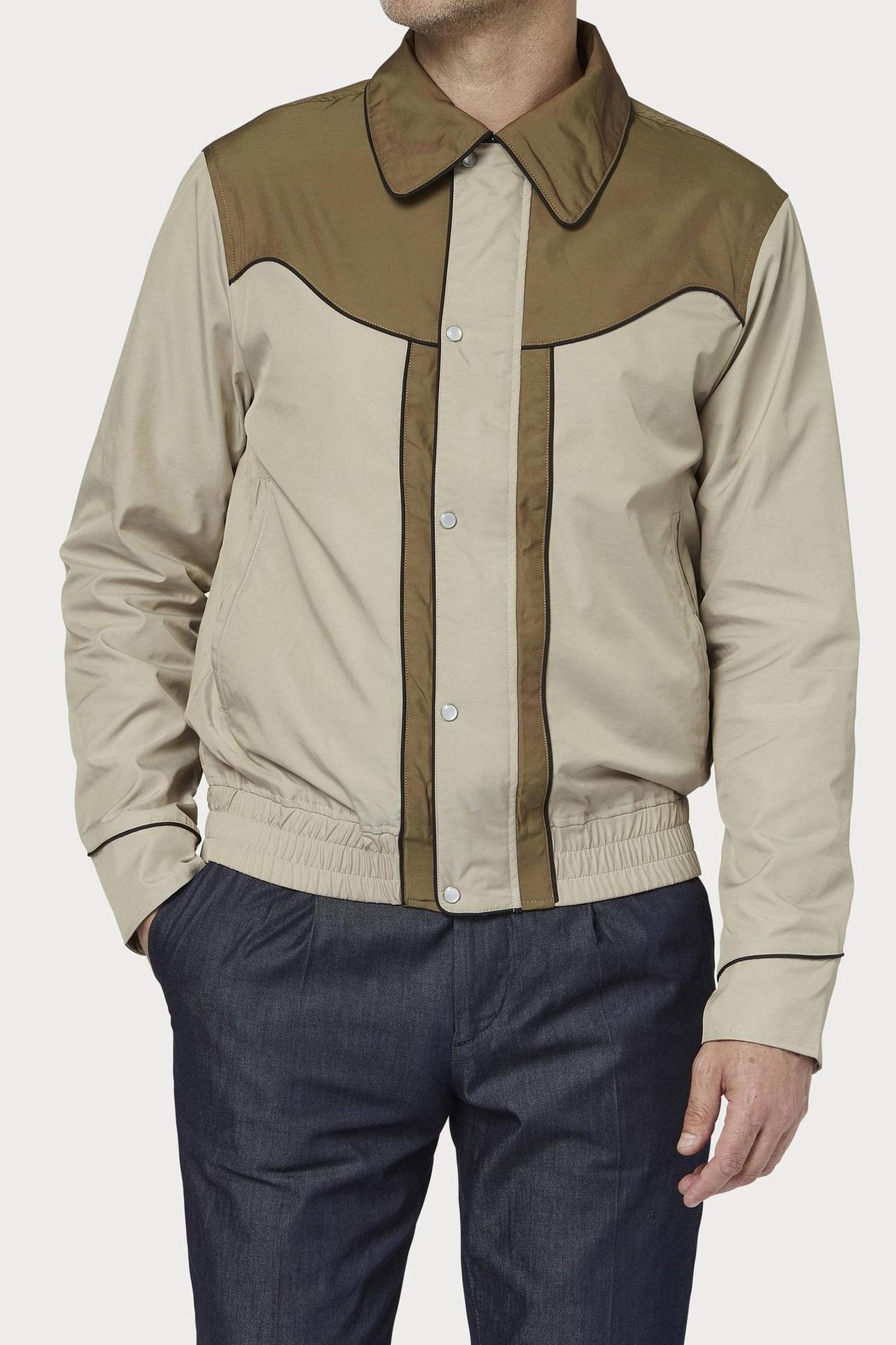 MENS BOMBER JACKET MEDIUM BEIGE 1