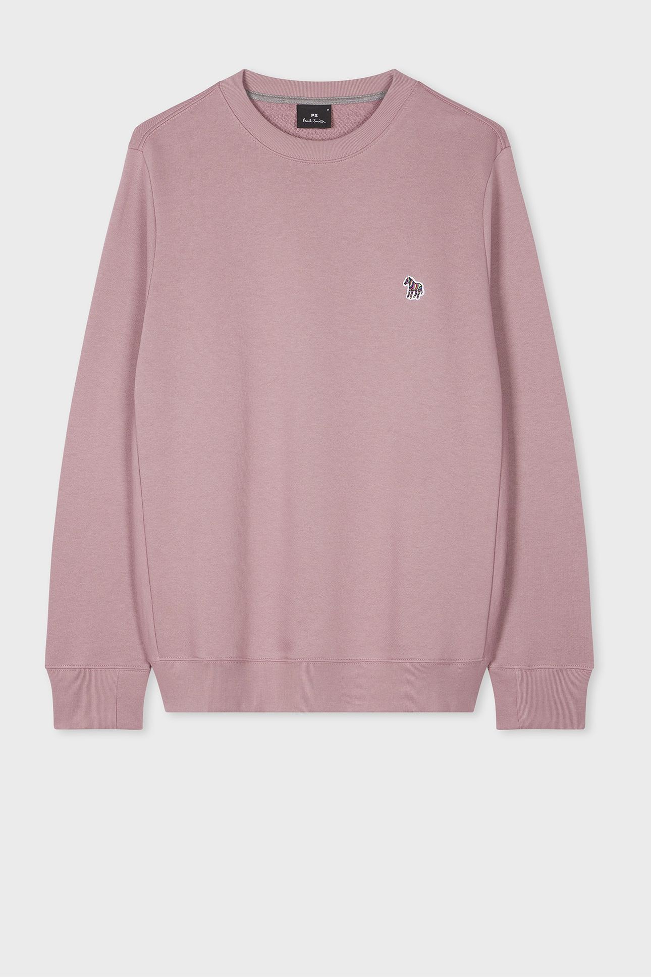 MENS REG FIT SWEATSHIRT ZEBRA MAUVE 4