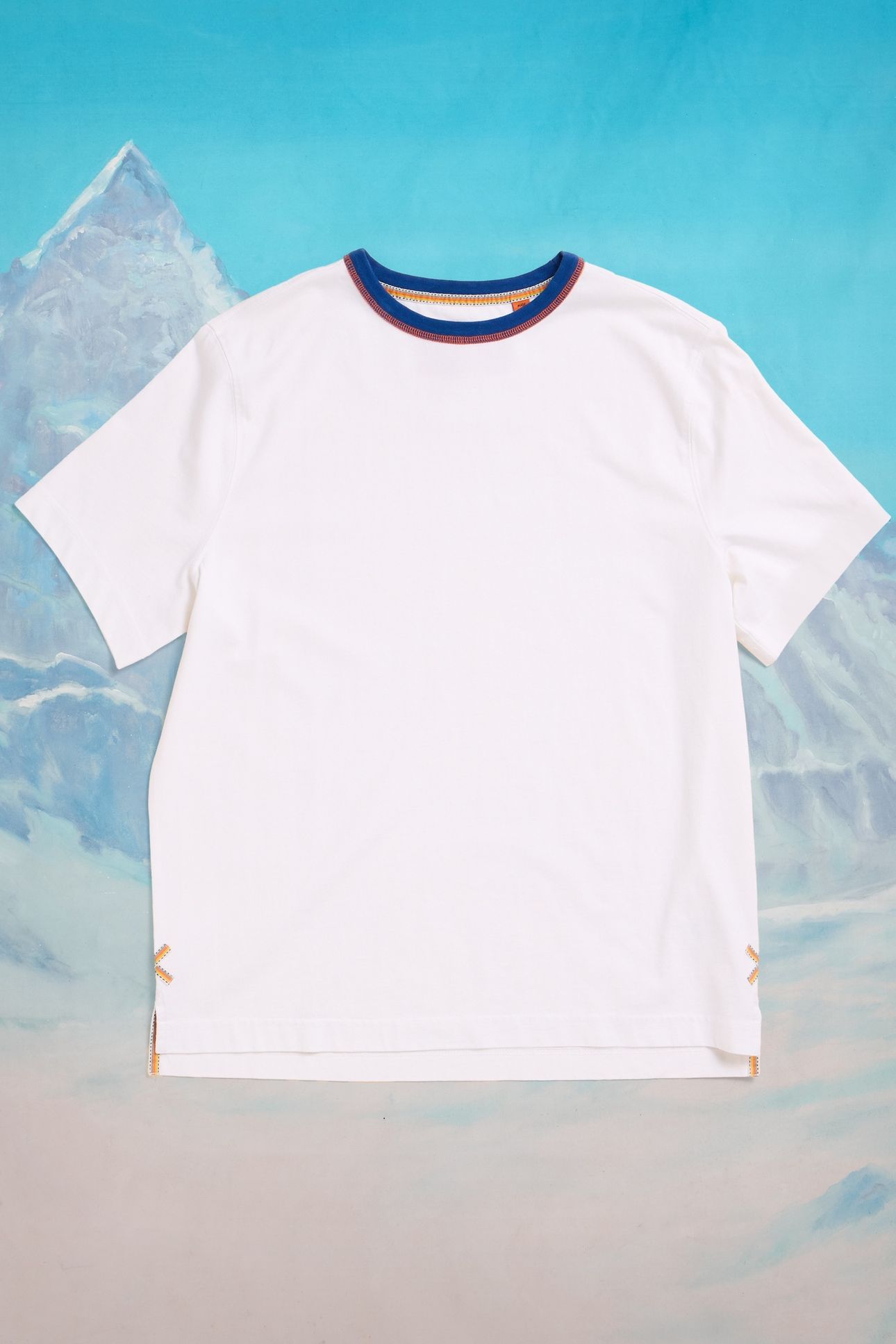 RINGER TEE BRILLIANT WHITE 7