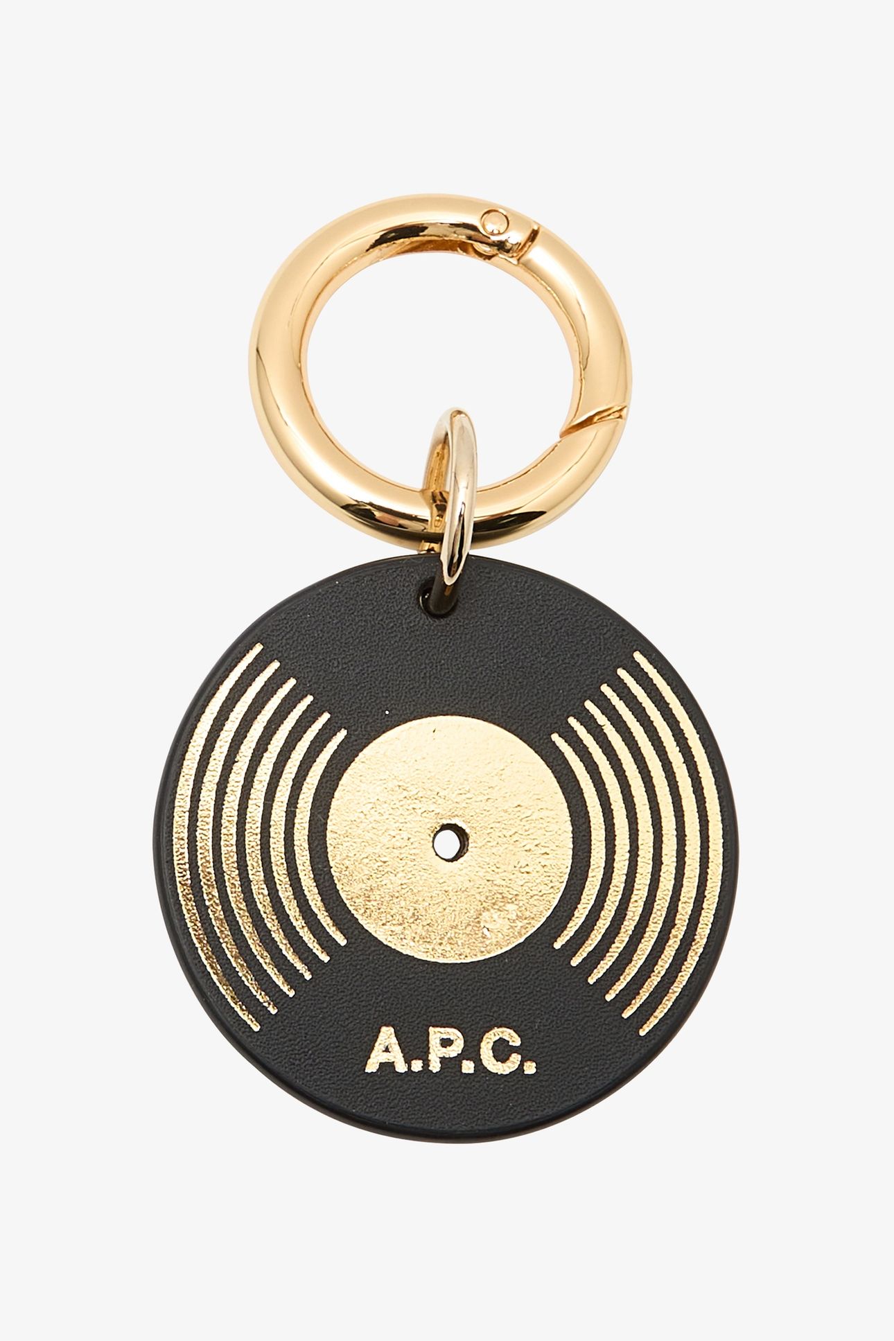 KEYRING VINYL BLACK 1