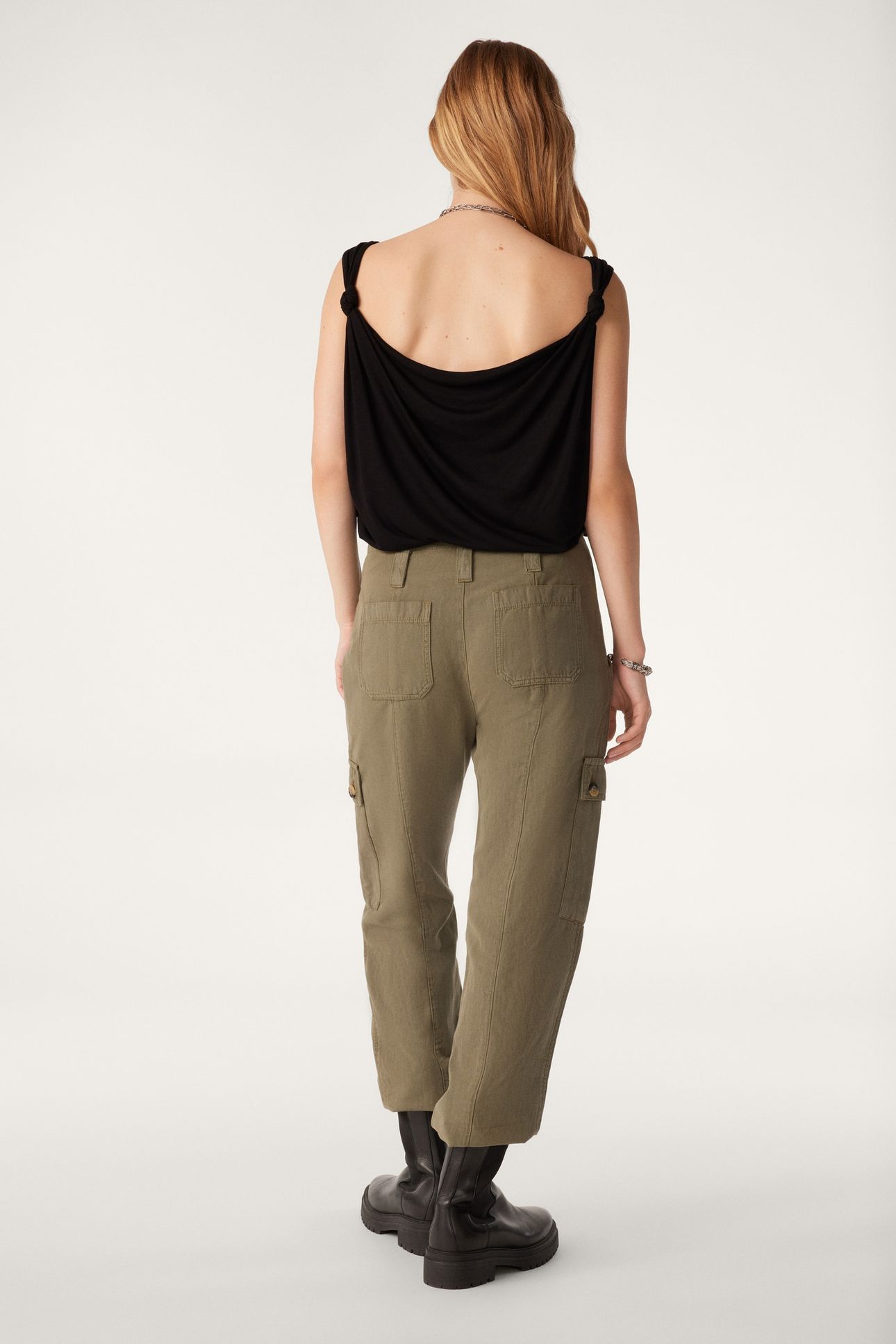STRAIGHT TROUSERS KAKI 5