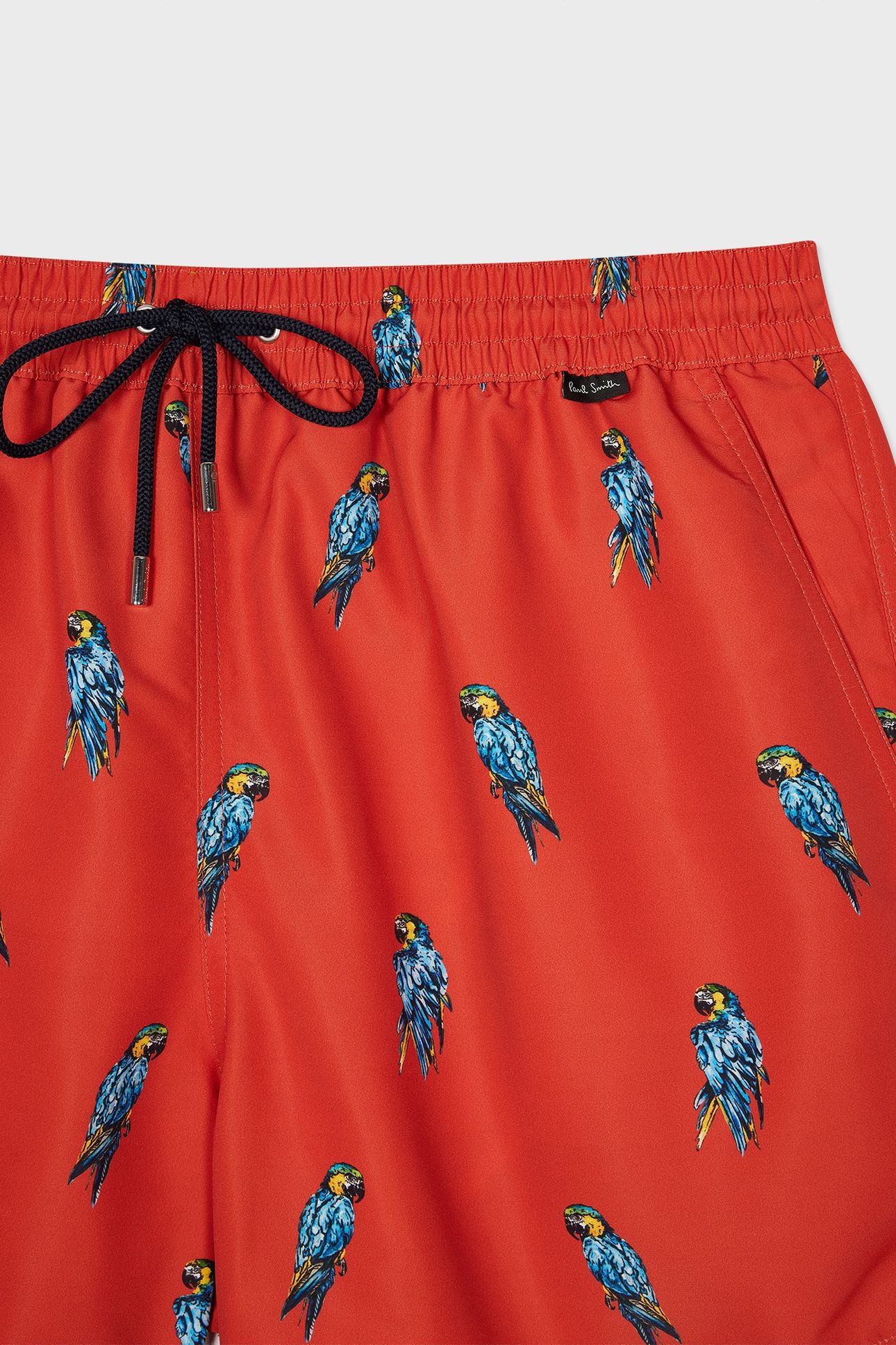 MEN SWIM SHORT PARROTS RED 3