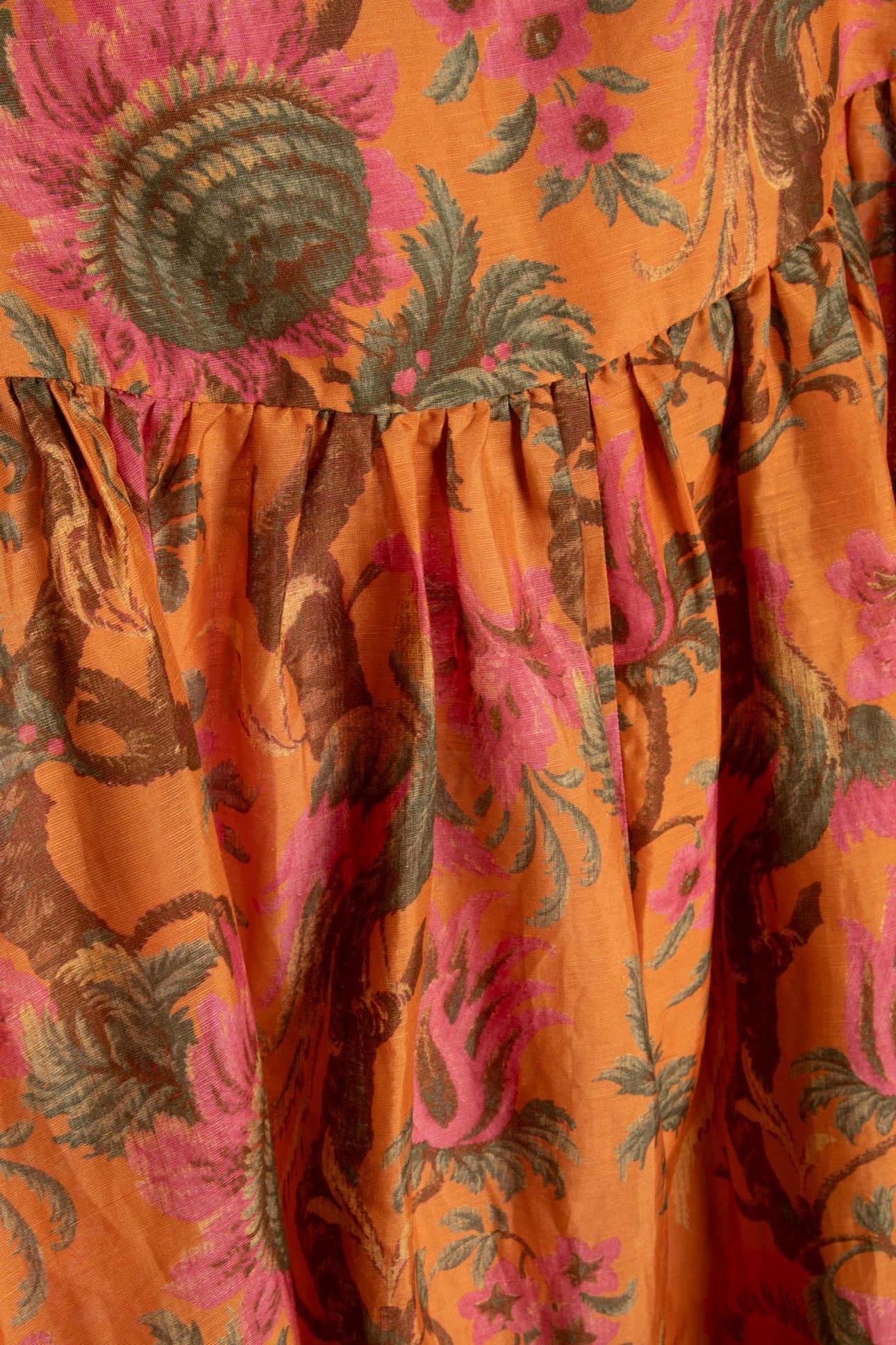 LA AUDRINA TREASURE SKIRT ORANGE 4