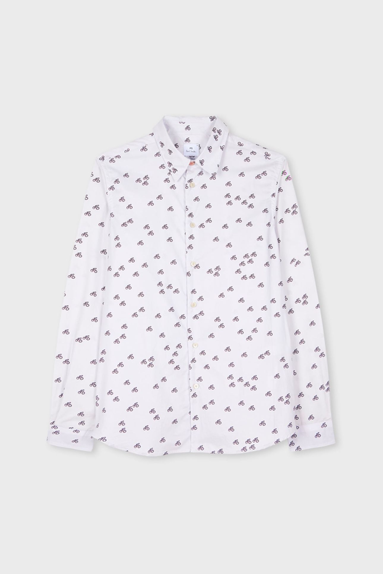 MENS LS TAILORED FIT SHIRT WHITE 5