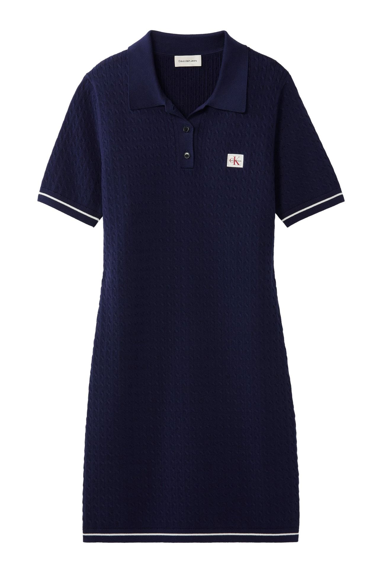 MICROCABLE MINI DRESS EVENING BLUE 4