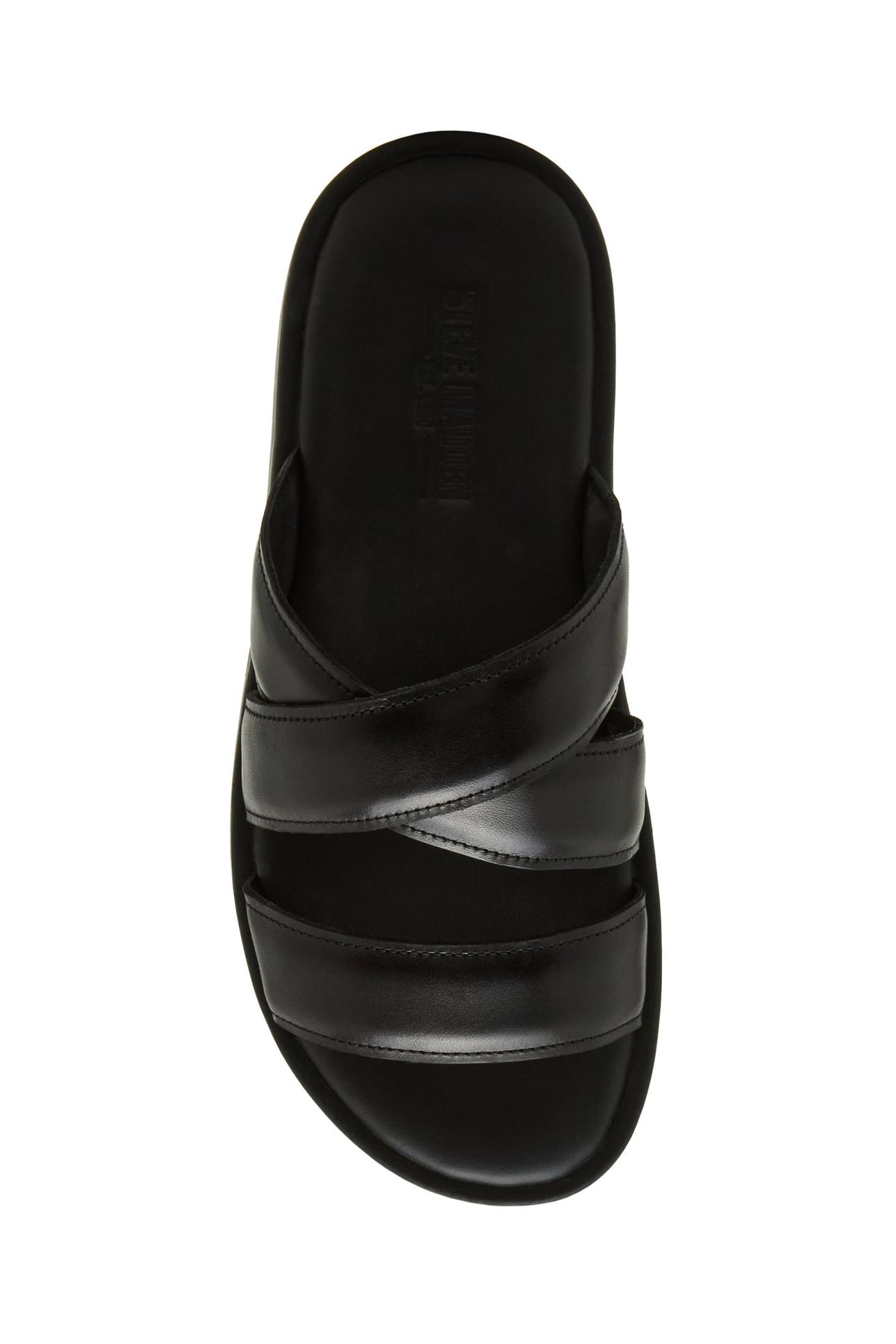 GRABBA SLIDES BLACK LEATHER 5