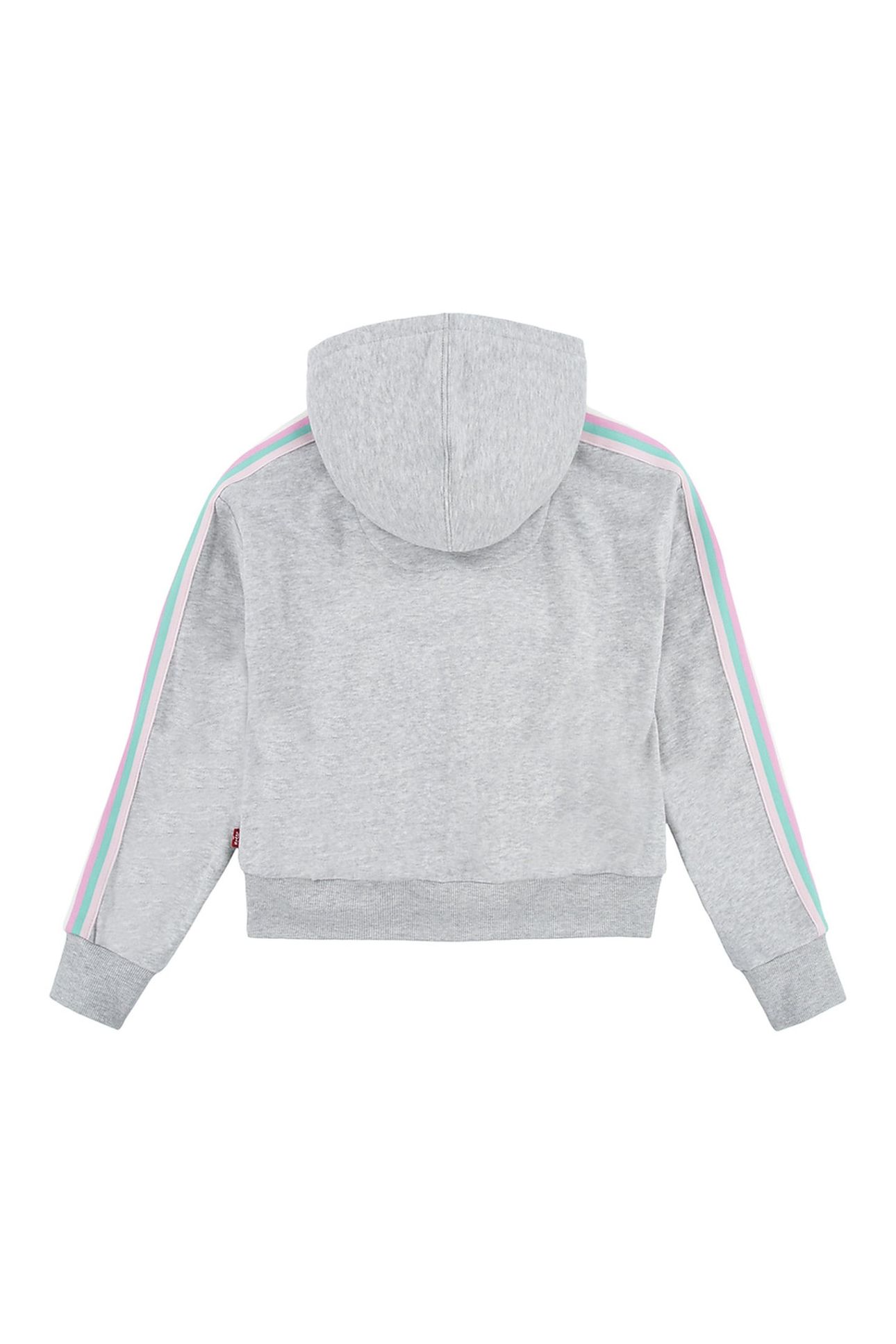 GIRLS PULLOVER HOODIE GRAY HEATHER 2