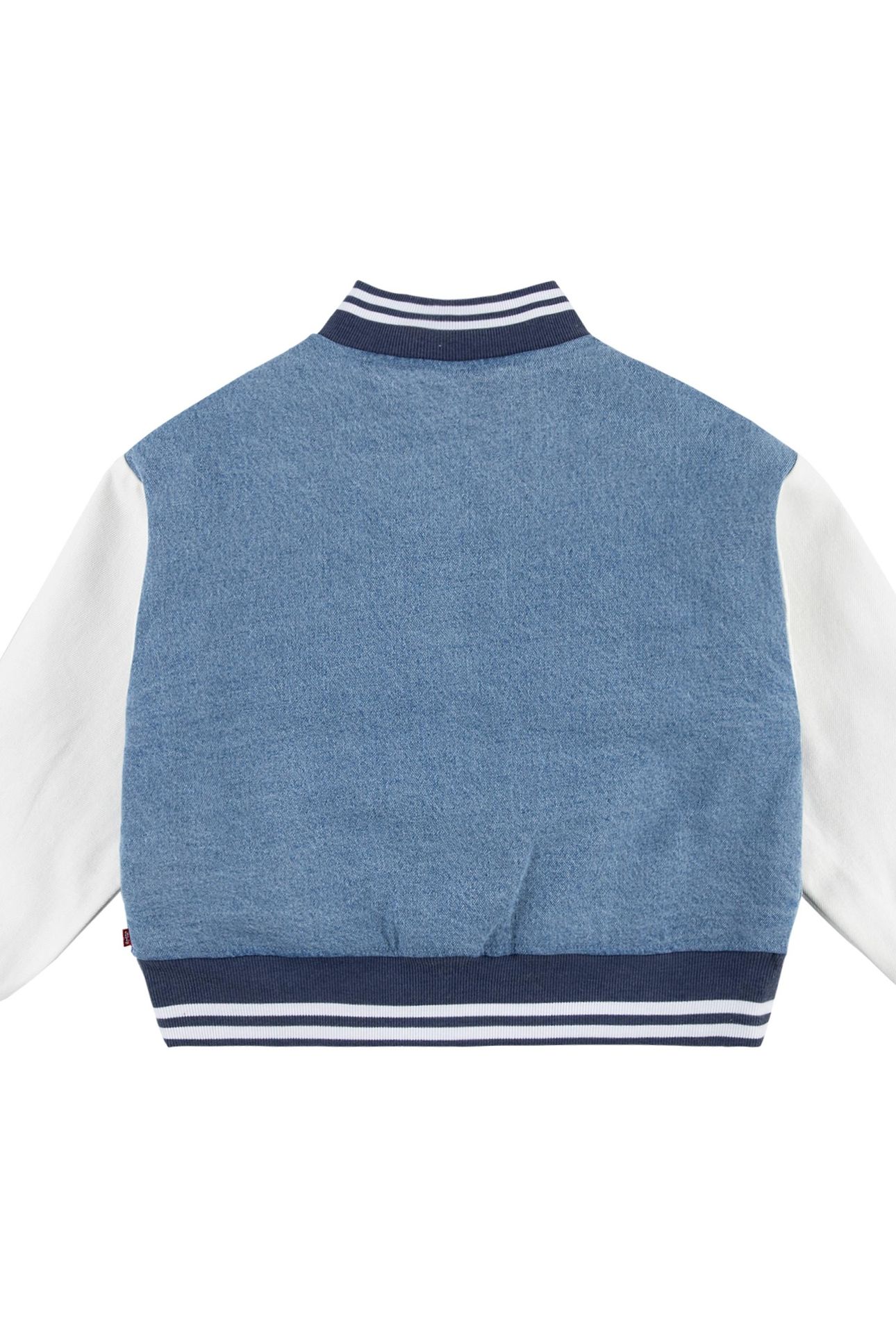 GIRLS DENIM BOMBER JACKET VIBECHECK 2