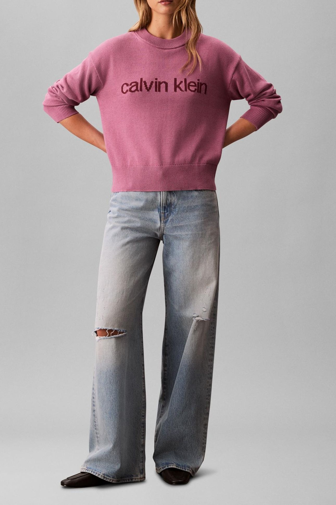 COTTON GRAPHIC PULLOVER BORDEAUX 3