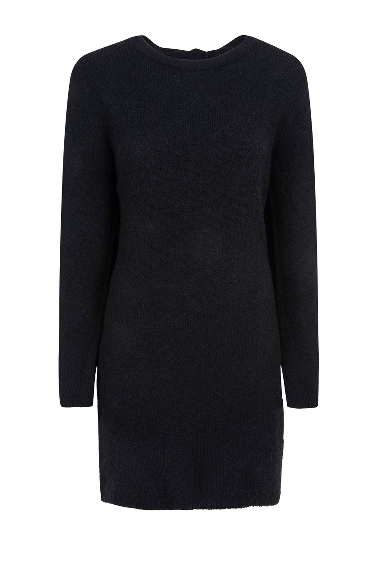 DANTE6-SIENNA KNITTED BOW DRESS RAVEN 3