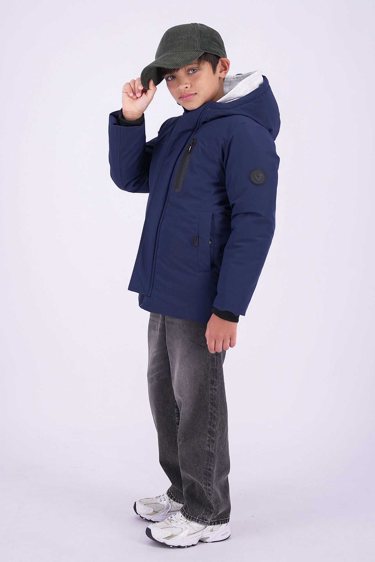 BOYS TELDO JACKET OUTDOOR DARK BLUE 2
