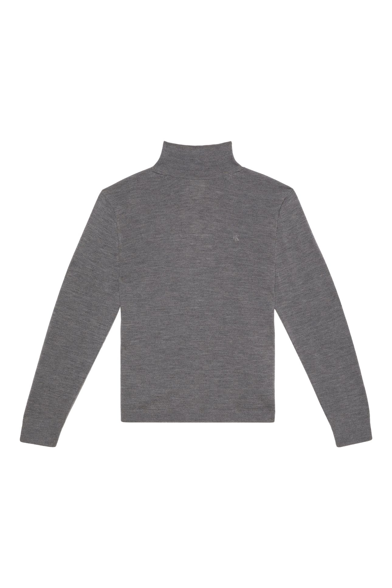 LS MERINO MOCK NECK MEDIUM GREY HEATHER 4