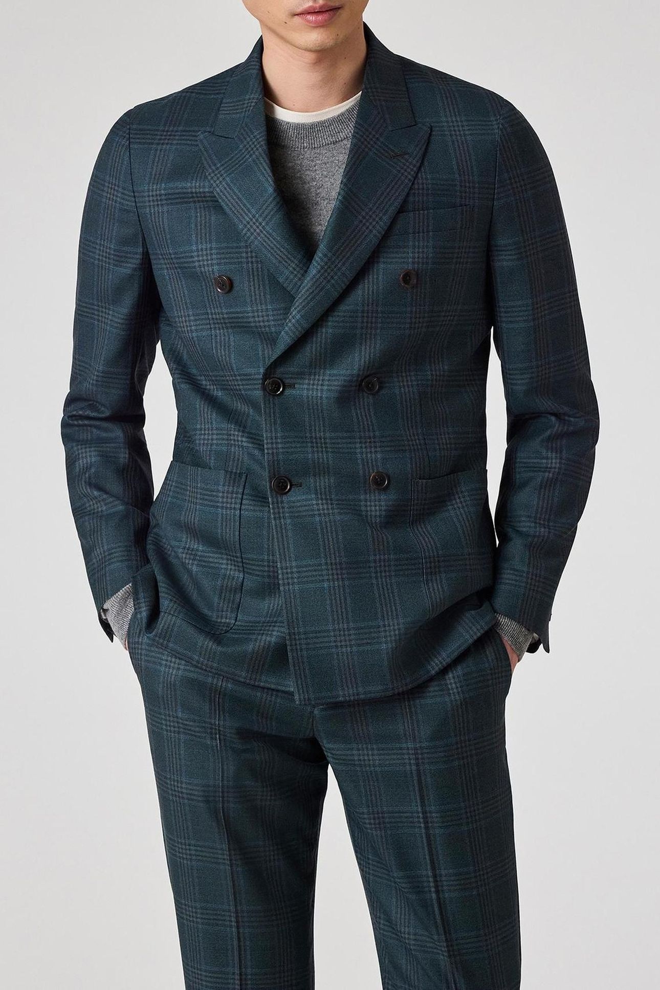 MENS DB JACKET PETROL GREEN 1