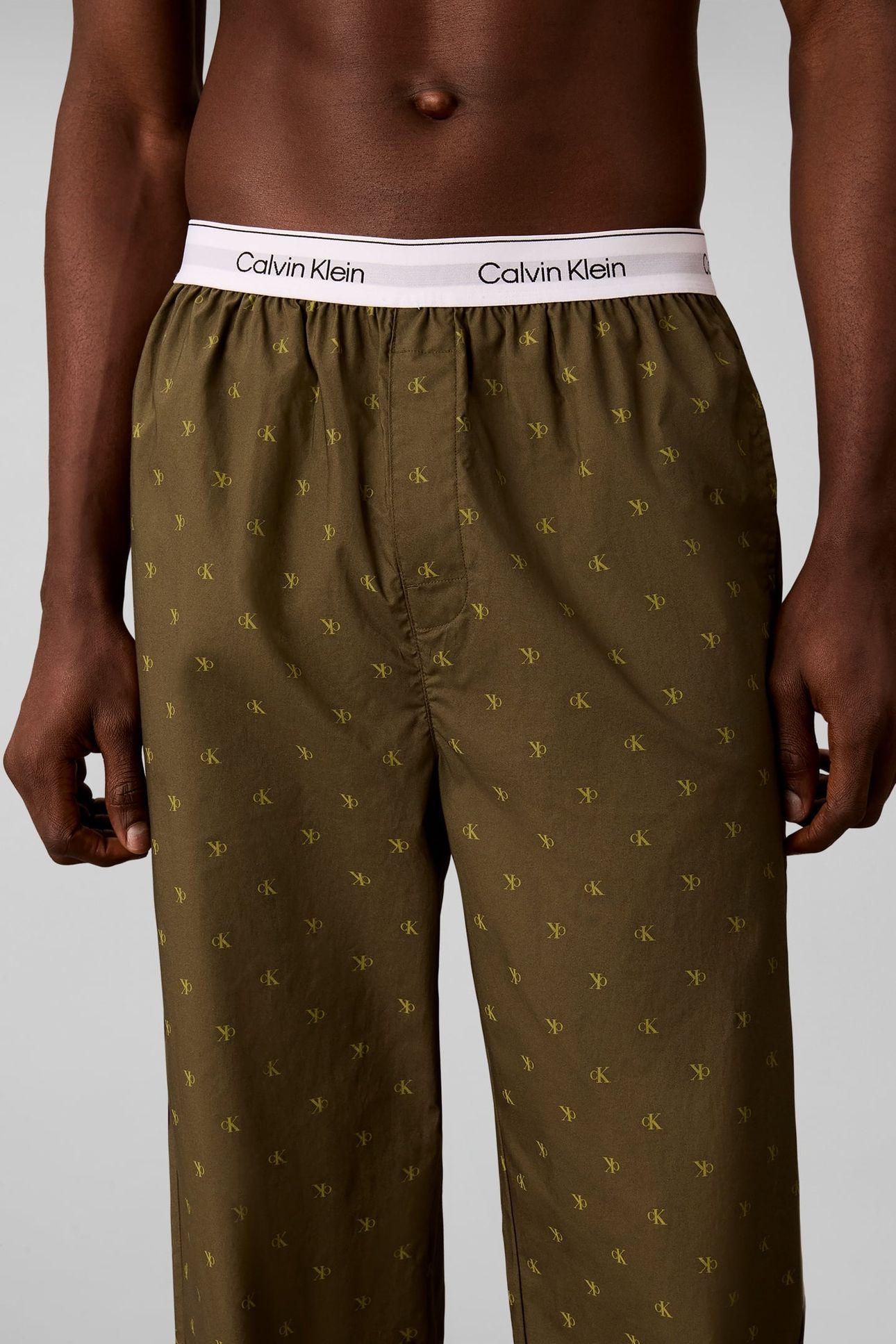 SLEEP PANT 17496 DIAMOND LOGO OLIVE NIGHT 7