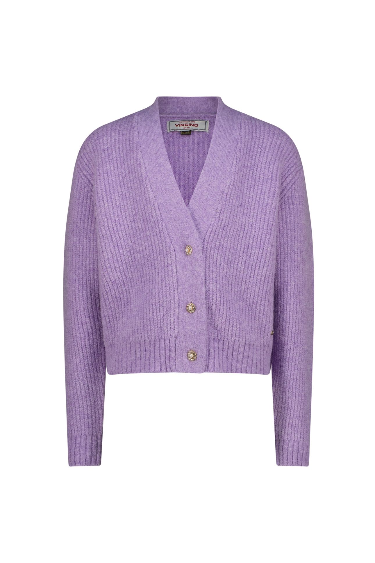 GIRLS MANDA CARDIGAN VERBENA LILAC 1