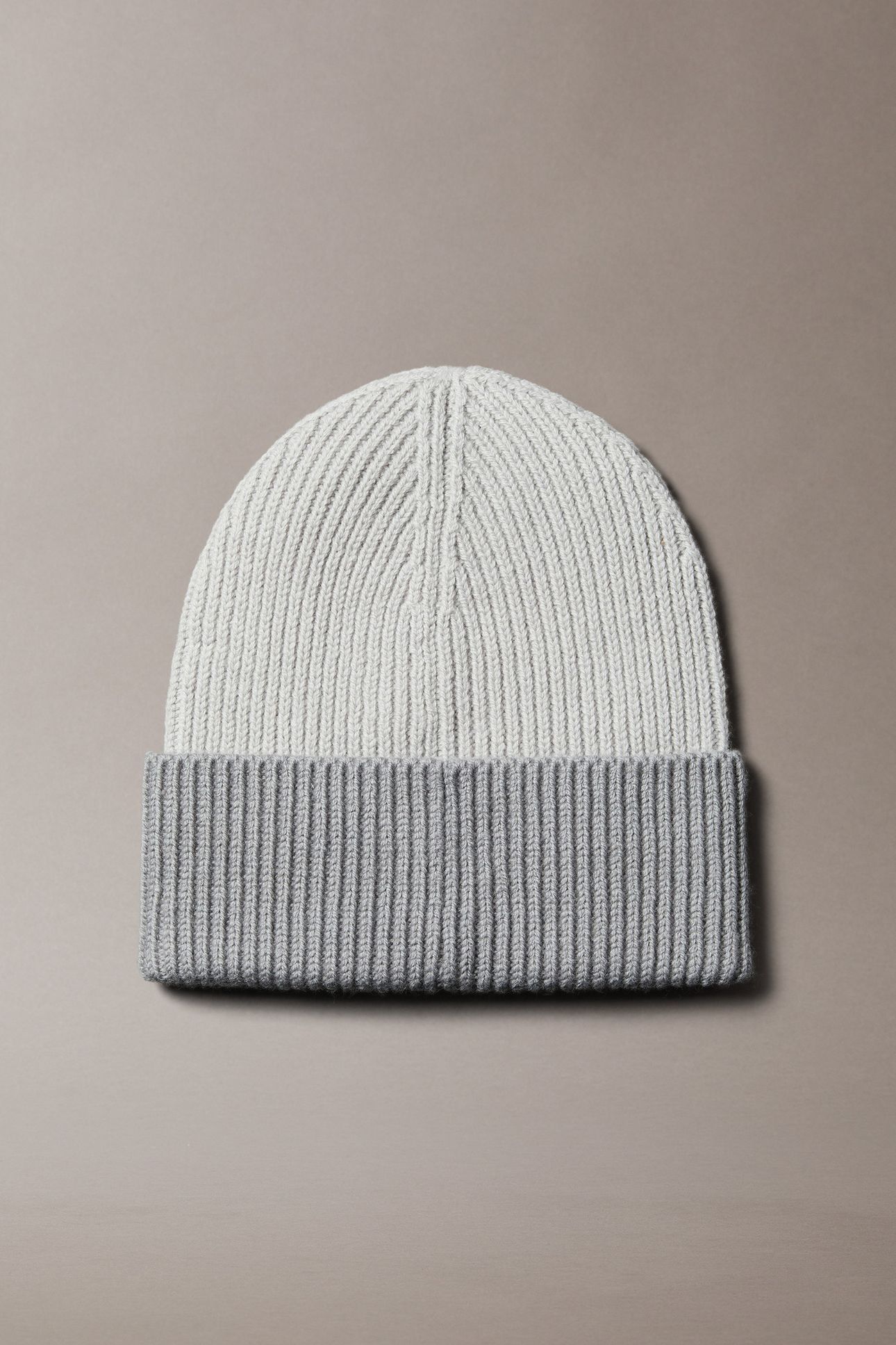 PATCH WOOL CHUNKY RIB QUIET GRAY/CHISELED STONE 2
