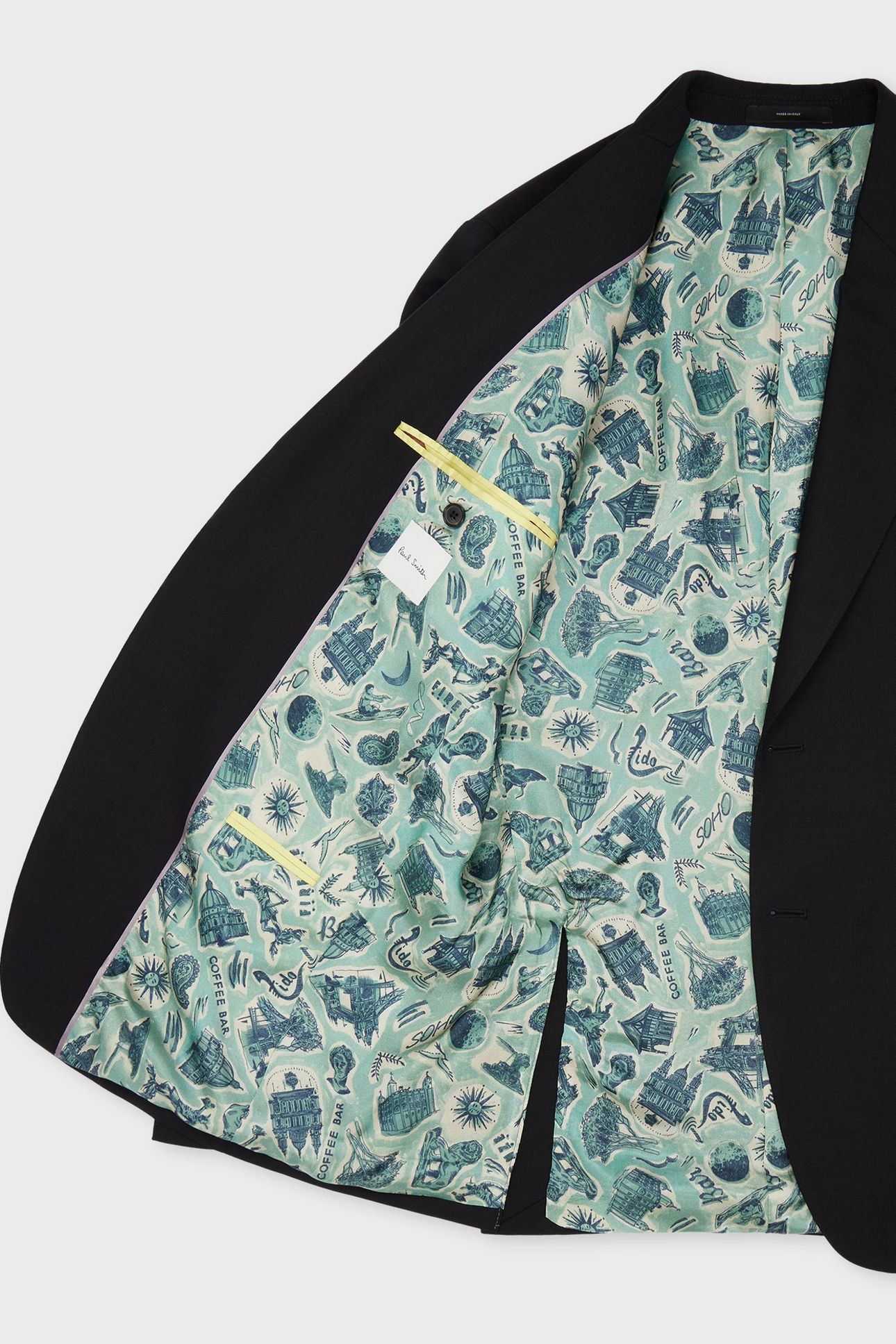 MENS 2 BUTTON SUIT BLACK 10