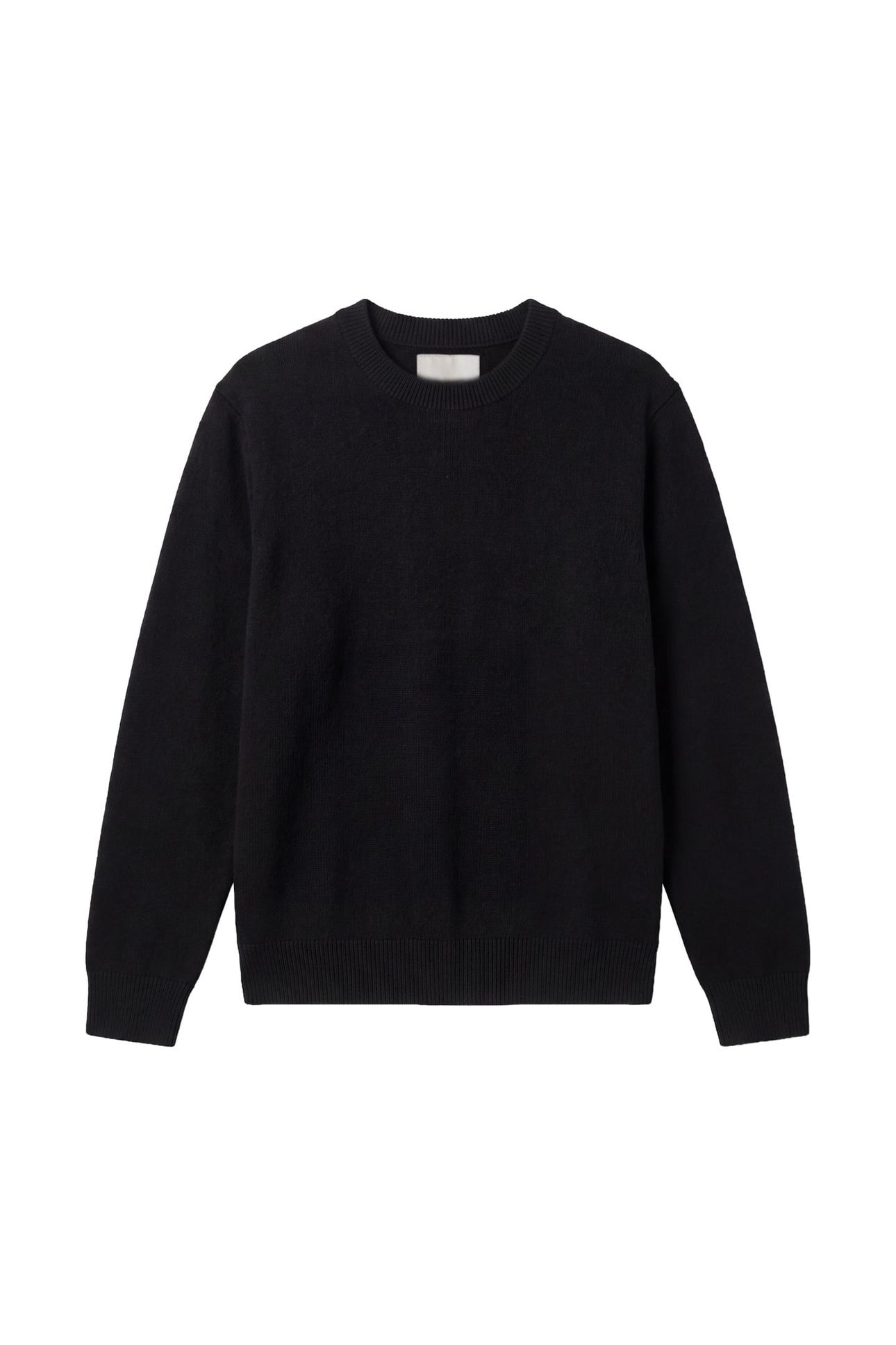 LS COZY WOOL CREWNECK BLACK 4