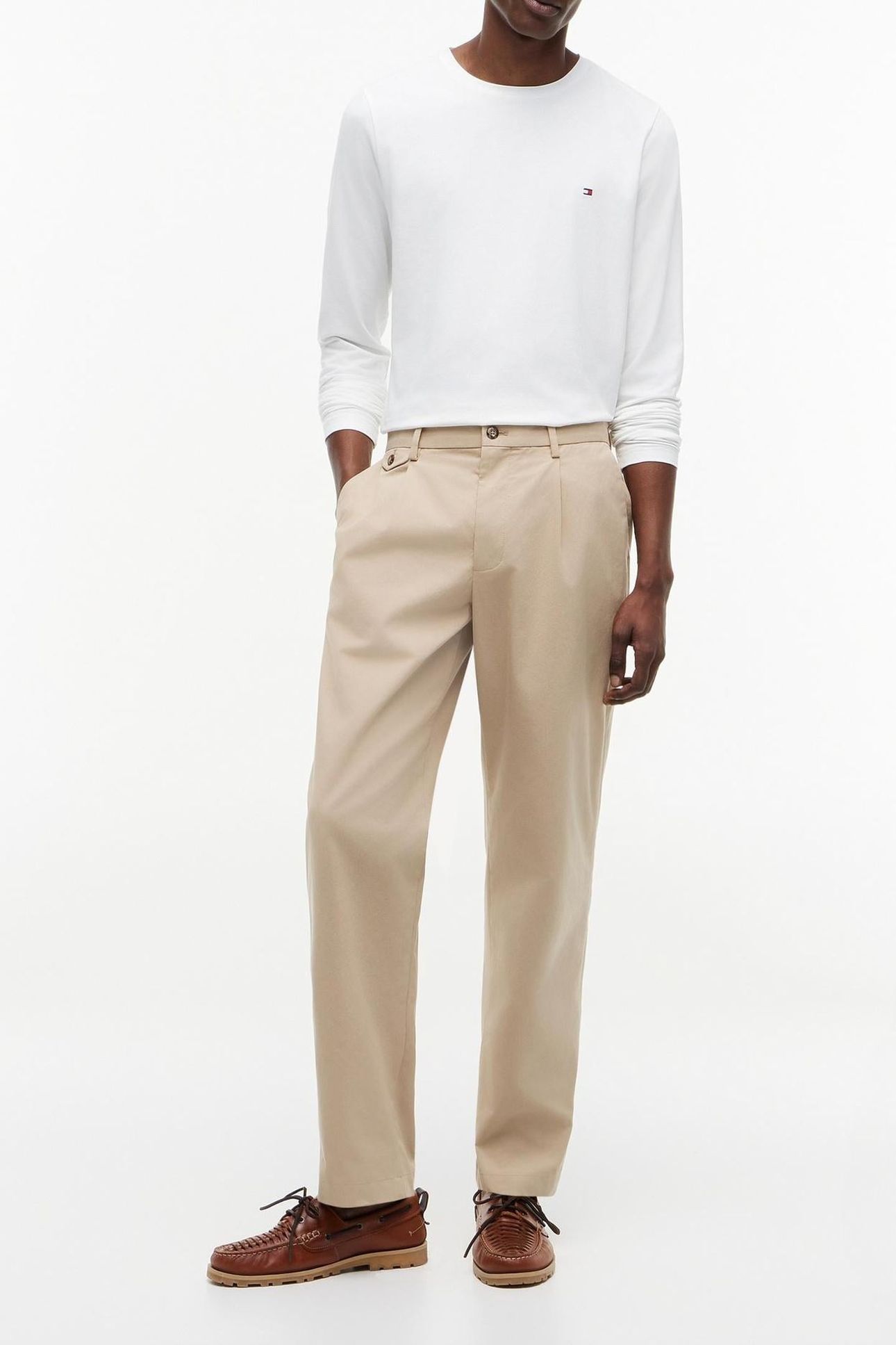 STRETCH SLIM FIT TEE WHITE 1
